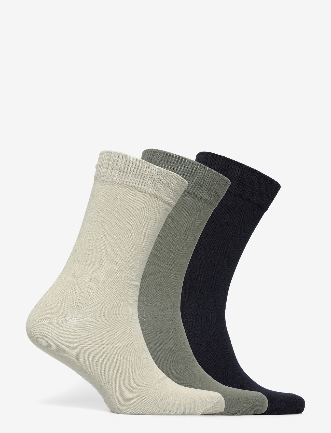 Jack & Jones - JACMAX SOLID SOCKS 3 PACK - crew socks - smokey olive - 1