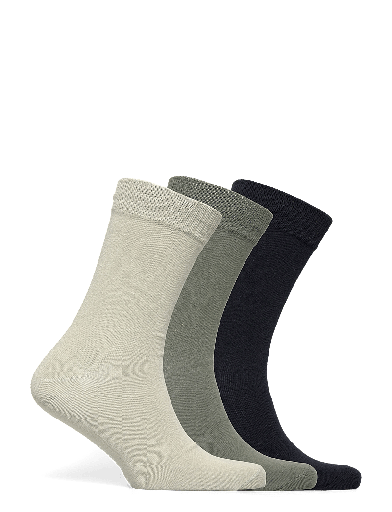 Jack & Jones - JACMAX SOLID SOCKS 3 PACK - crew socks - smokey olive - 1