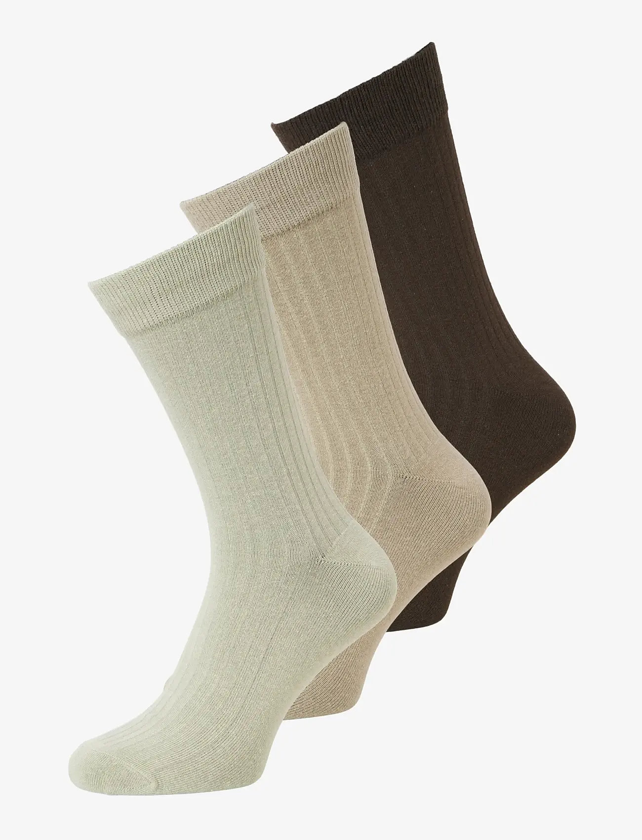 Jack & Jones - JACVINI SOCKS 3 PACK SN - vanliga strumpor - lemon pepper - 0