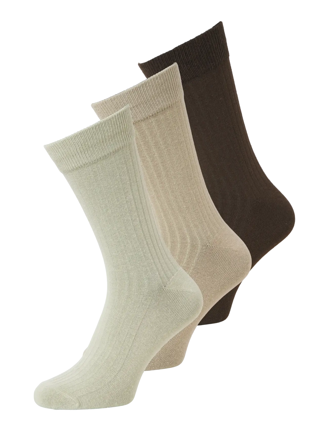 Jack & Jones JACVINI SOCKS 3 PACK SN - Kollektioner - LEMON PEPPER / beige