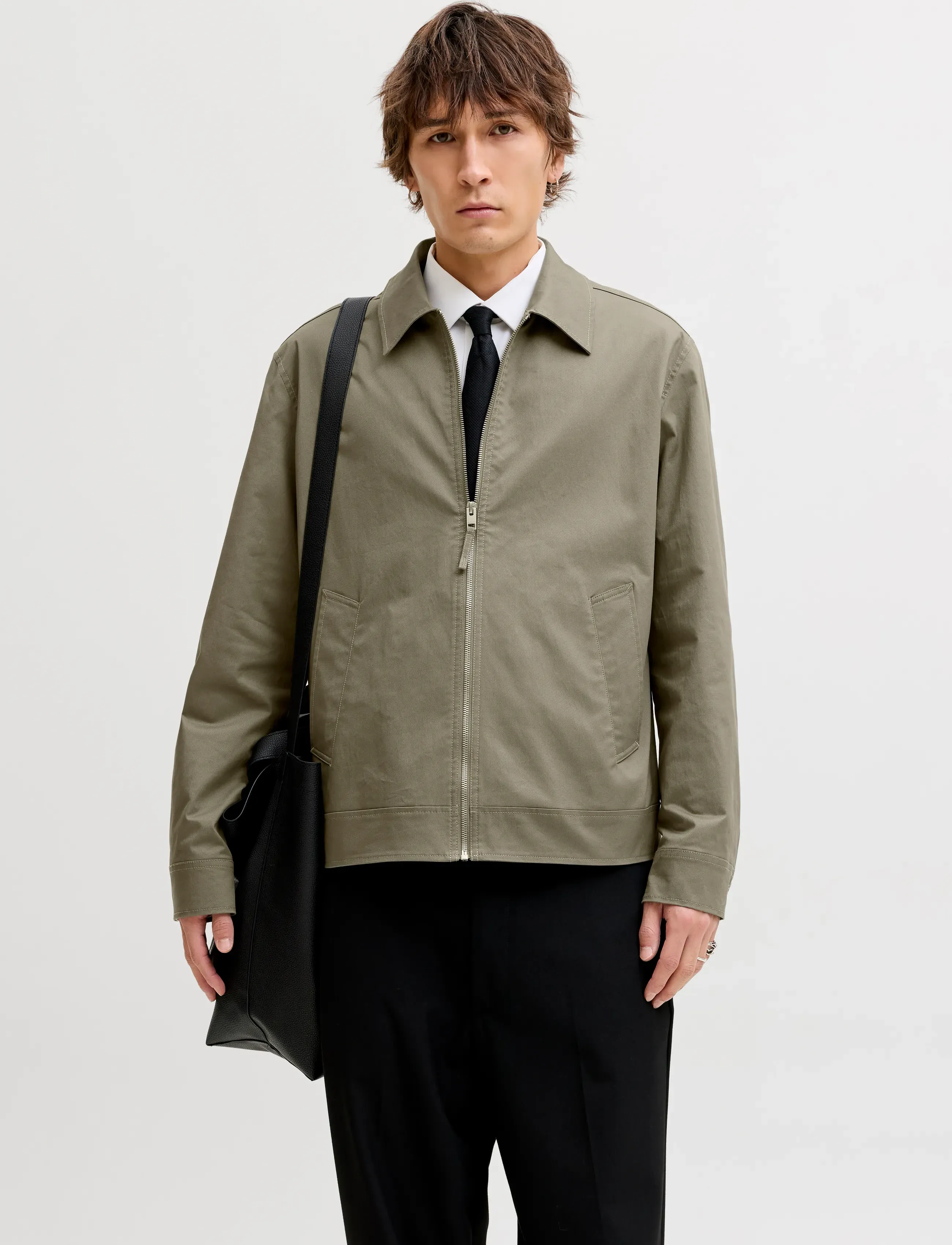 Jack & Jones Jprblamaurice Blouson Jkt, Mænd, Blouson Jakke, Kakigrøn, Str: L