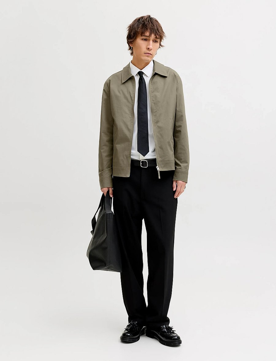 Jack & Jones - JPRBLAMAURICE BLOUSON JKT - frühlingsjacken - smokey olive - 4