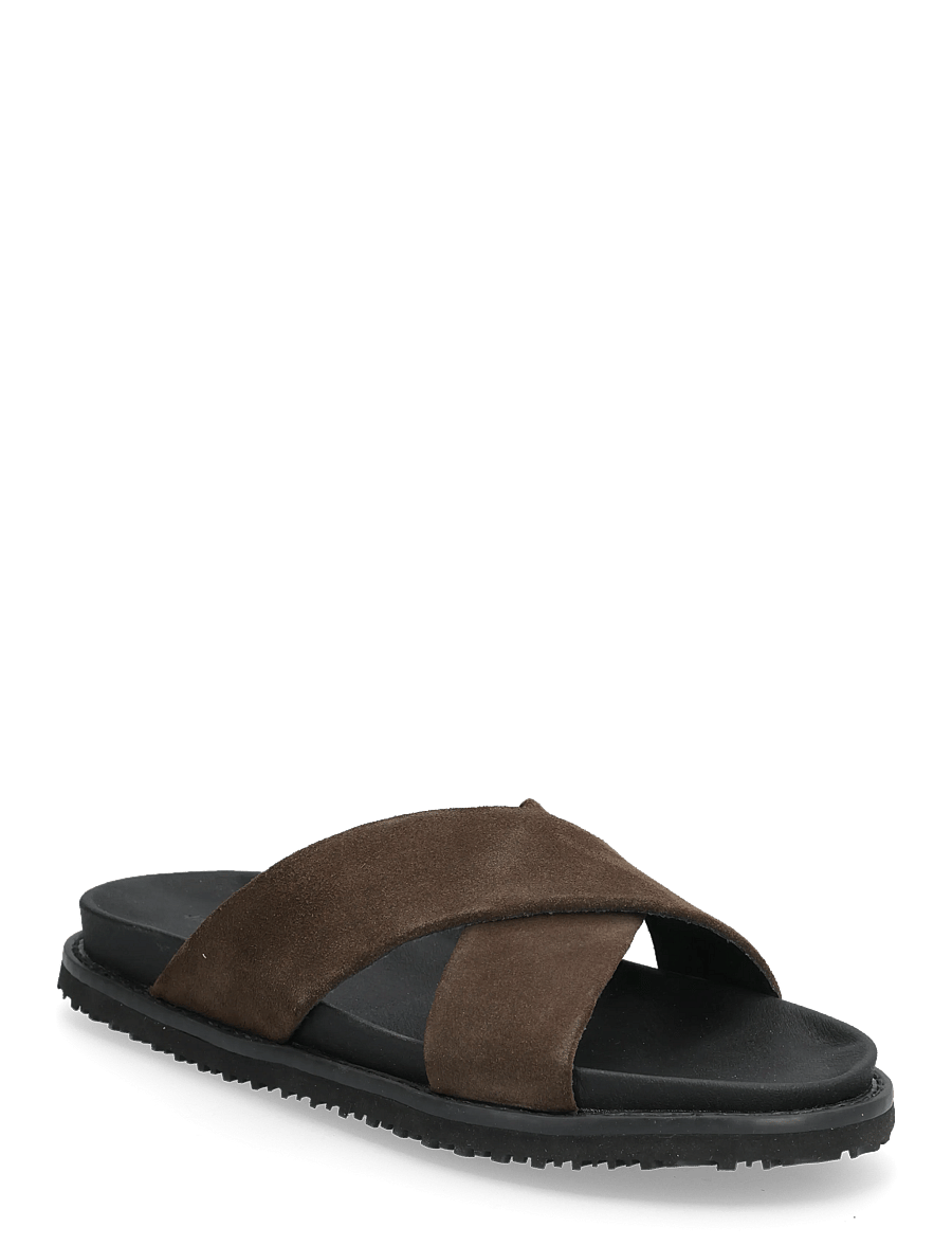 Jack & Jones - JFWNICE SUEDE SANDAL - kollektioner - cocoa brown - 0