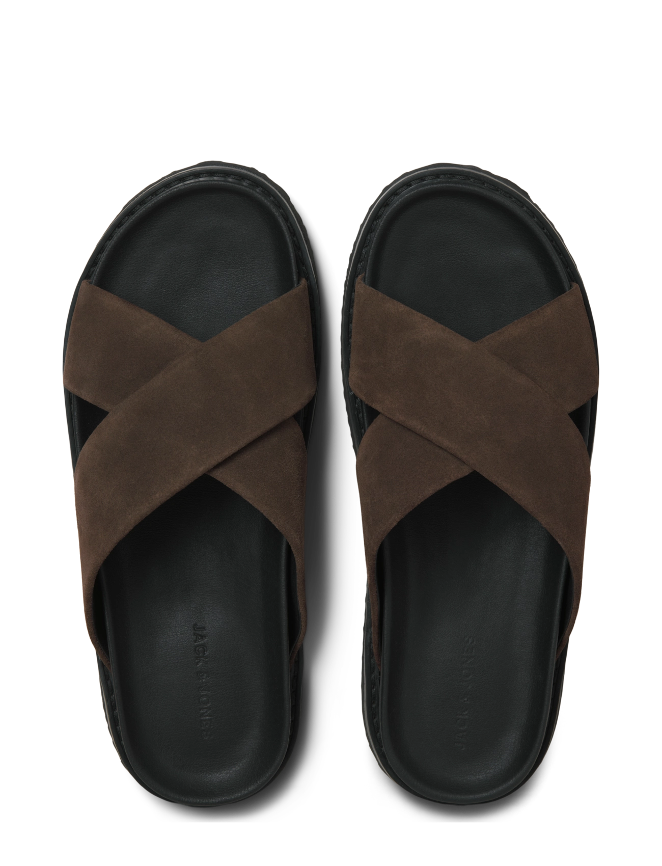 Jack & Jones - JFWNICE SUEDE SANDAL - herren - cocoa brown - 1