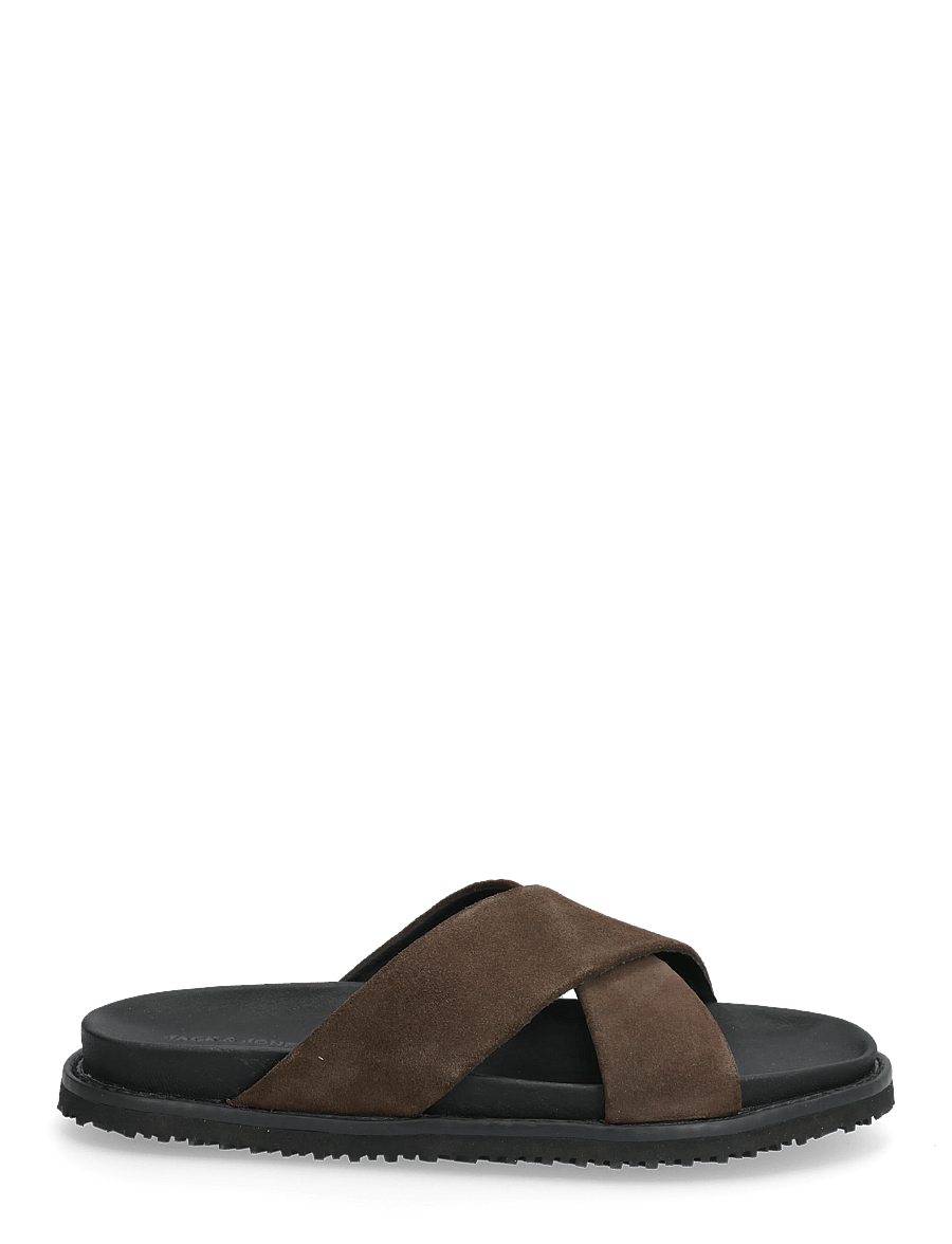 Jack & Jones - JFWNICE SUEDE SANDAL - kollektioner - cocoa brown - 1