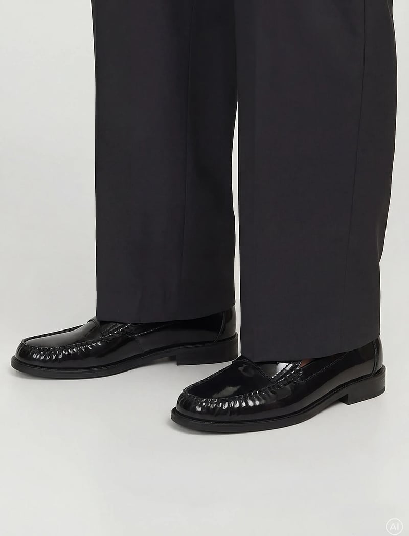 Jack & Jones - JFWPENNYBAR LEATHER LOAFER SN - kollektioner - black - 0