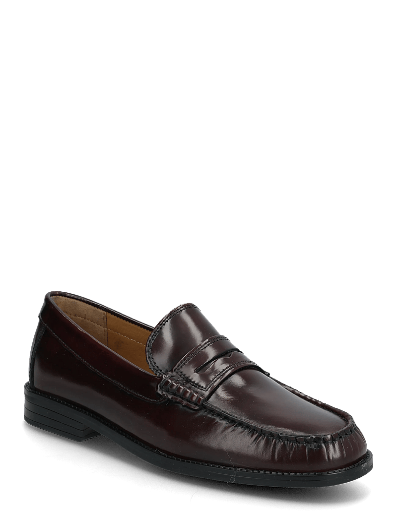 Jack & Jones - JFWPENNYBAR LEATHER LOAFER SN - kollektionen - oxblood red - 0