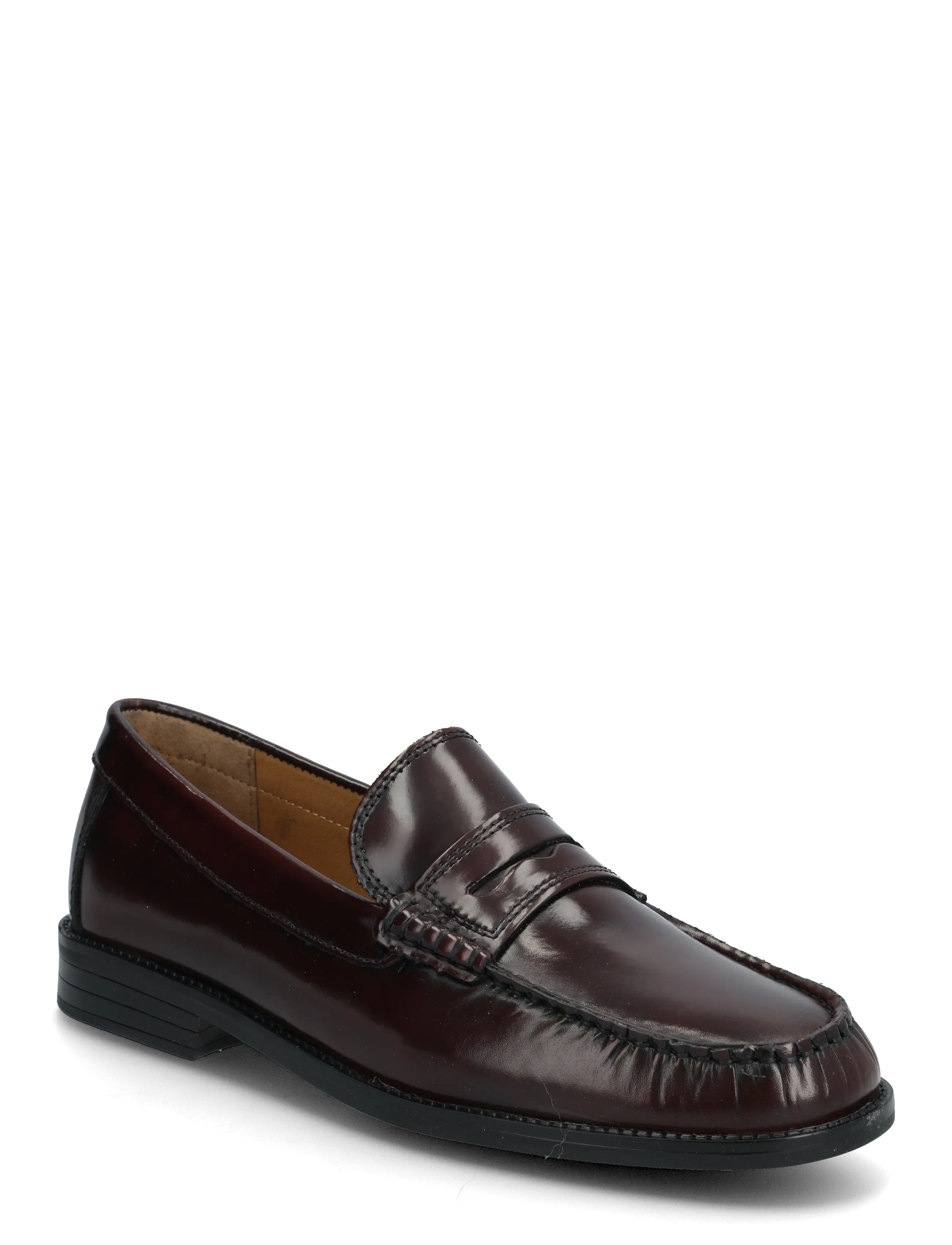 Jack & Jones JFWPENNYBAR LEATHER LOAFER SN - Schuhe - OXBLOOD RED / burgundy