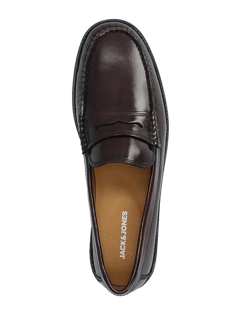 Jack & Jones - JFWPENNYBAR LEATHER LOAFER SN - kollektsioonid - oxblood red - 3