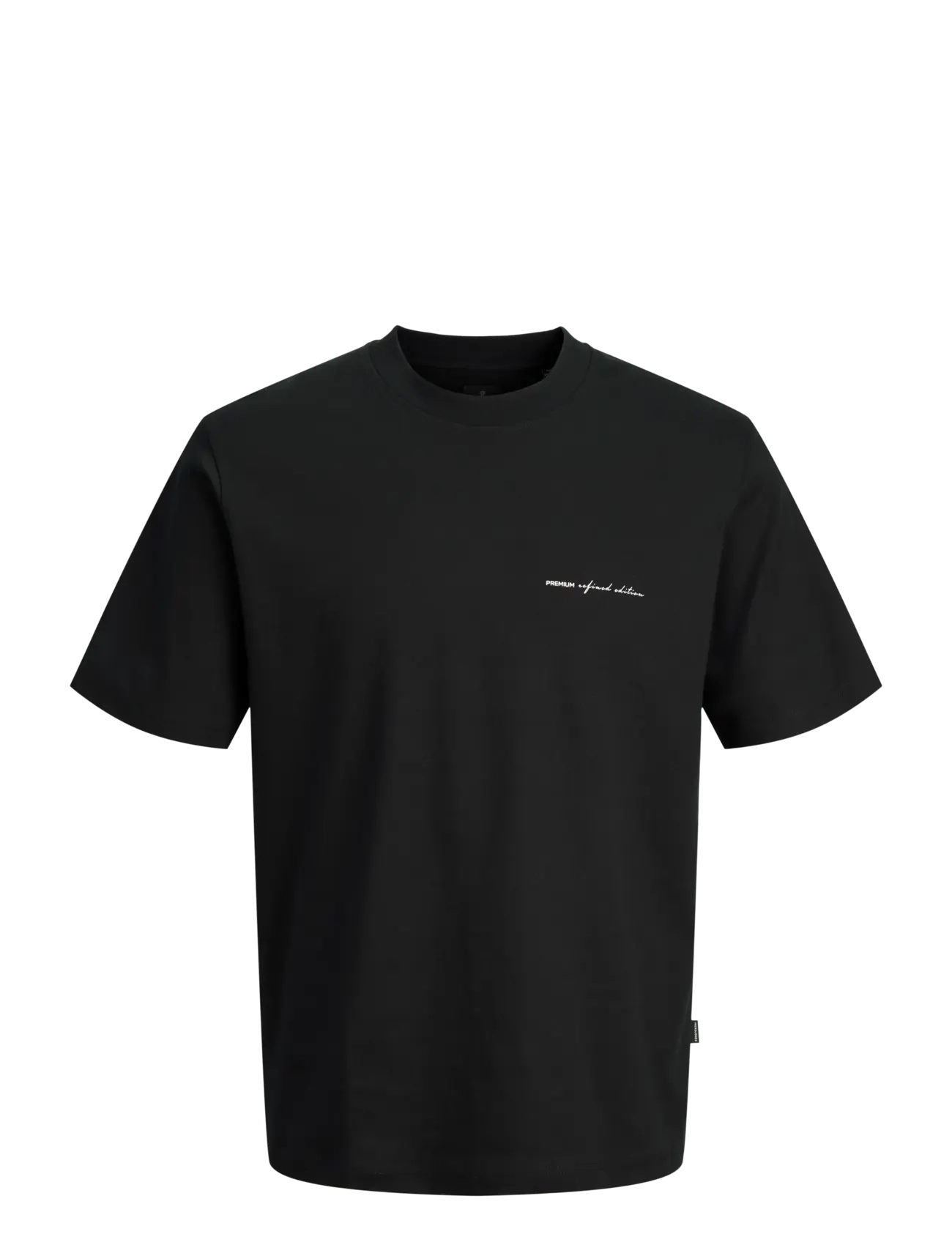 JACK & JONES Jprblaowen Ss Branding Tee Sn Schwarz - XL - Herren