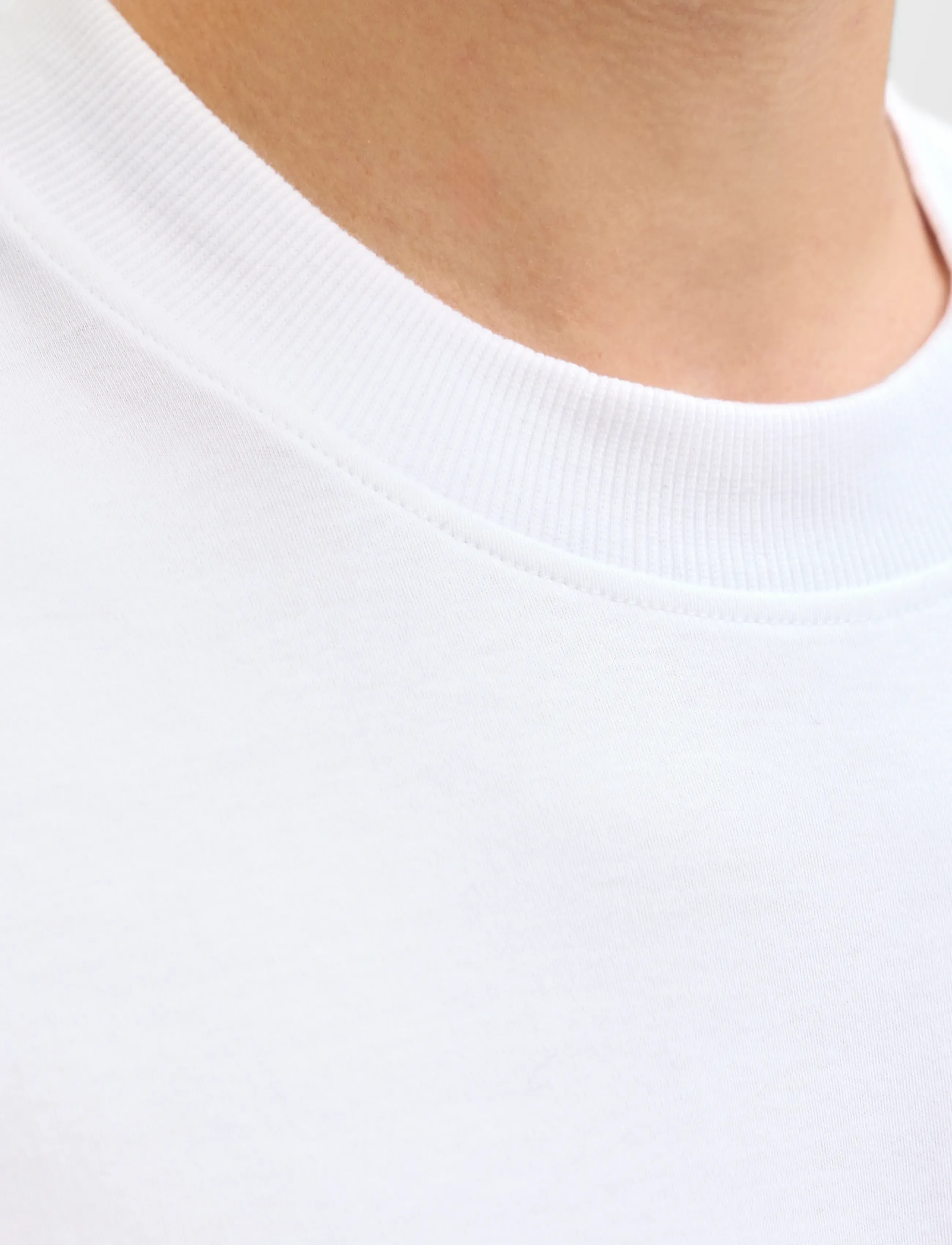 Jack & Jones - JPRBLAOWEN SS BRANDING TEE SN - kortærmede t-shirts - bright white - 4