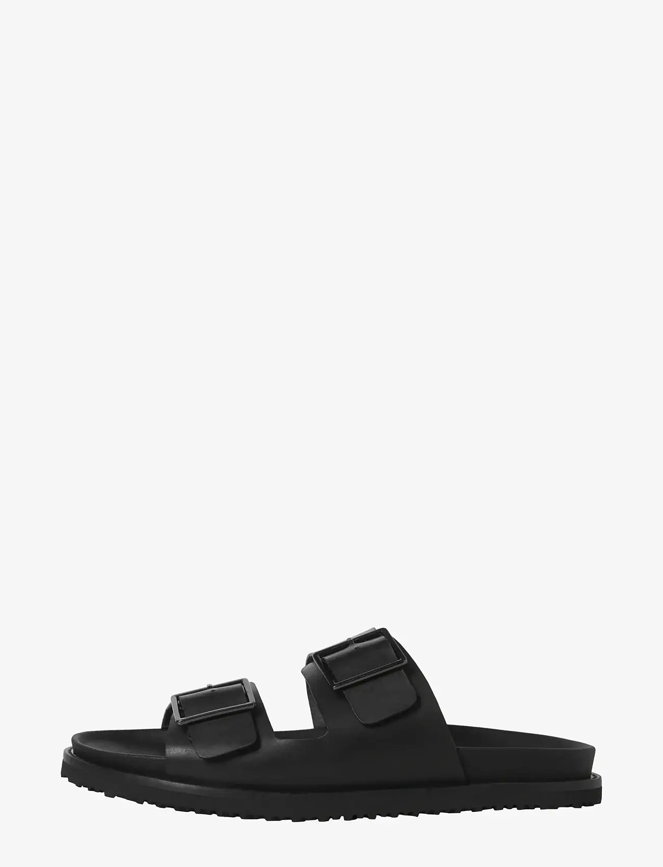 Jack & Jones - JFWVENICE LEATHER SANDAL - nos éditoriaux - black - 1