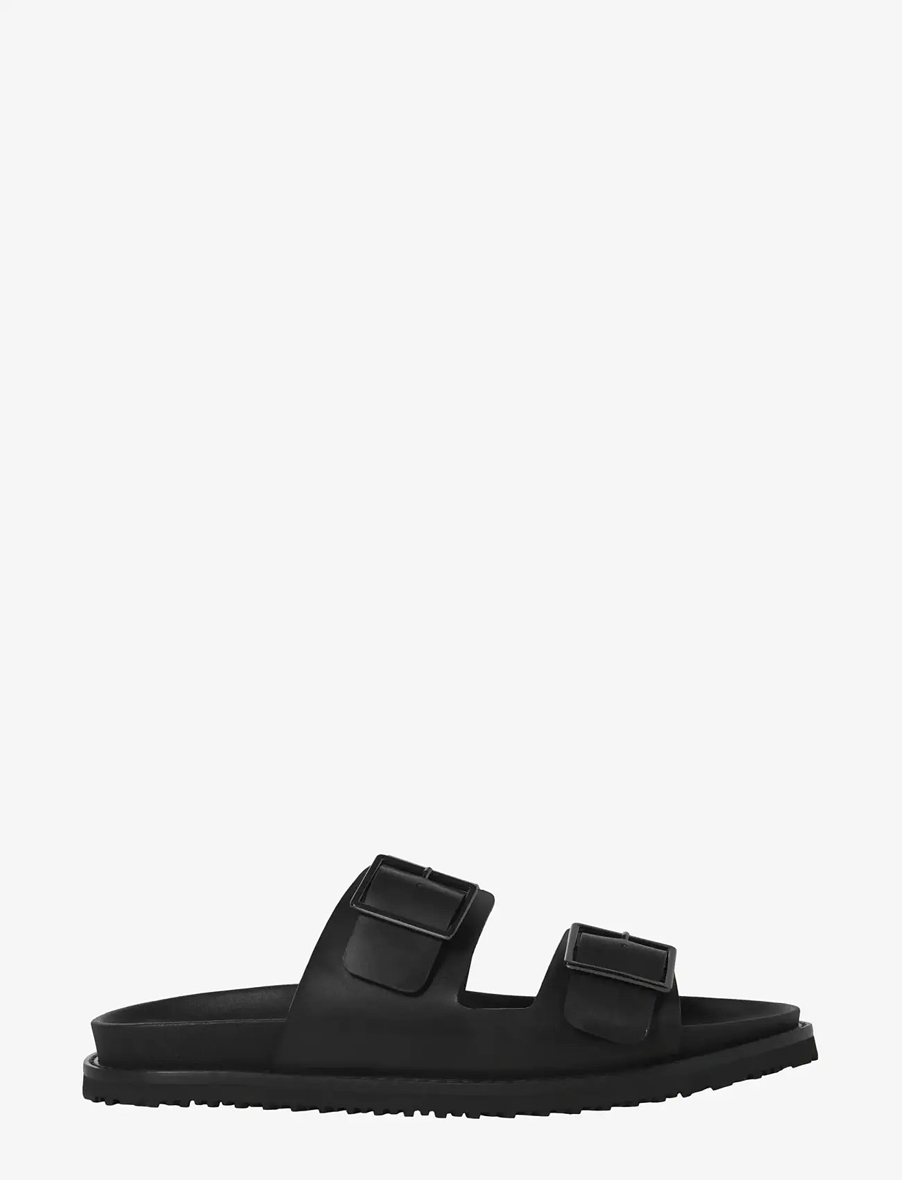Jack & Jones - JFWVENICE LEATHER SANDAL - nos éditoriaux - black - 2