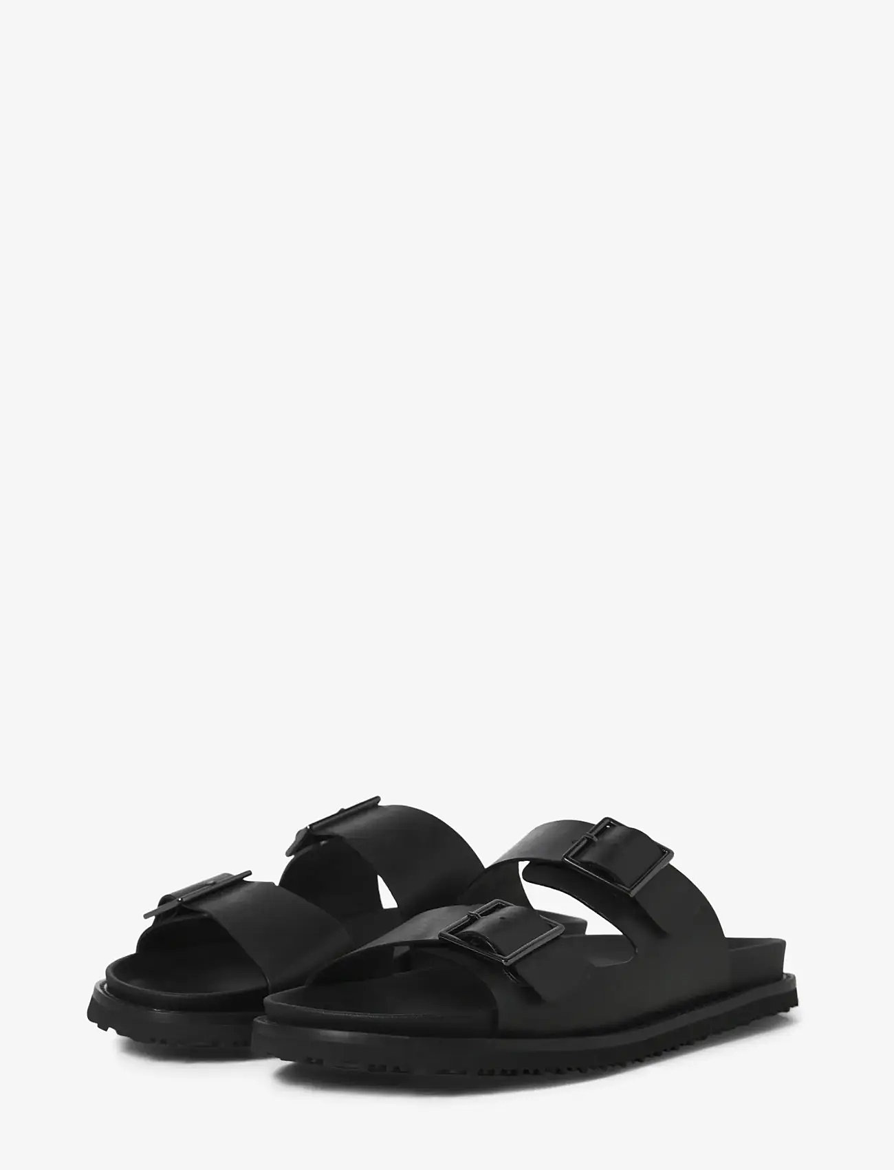 Jack & Jones - JFWVENICE LEATHER SANDAL - nos éditoriaux - black - 3