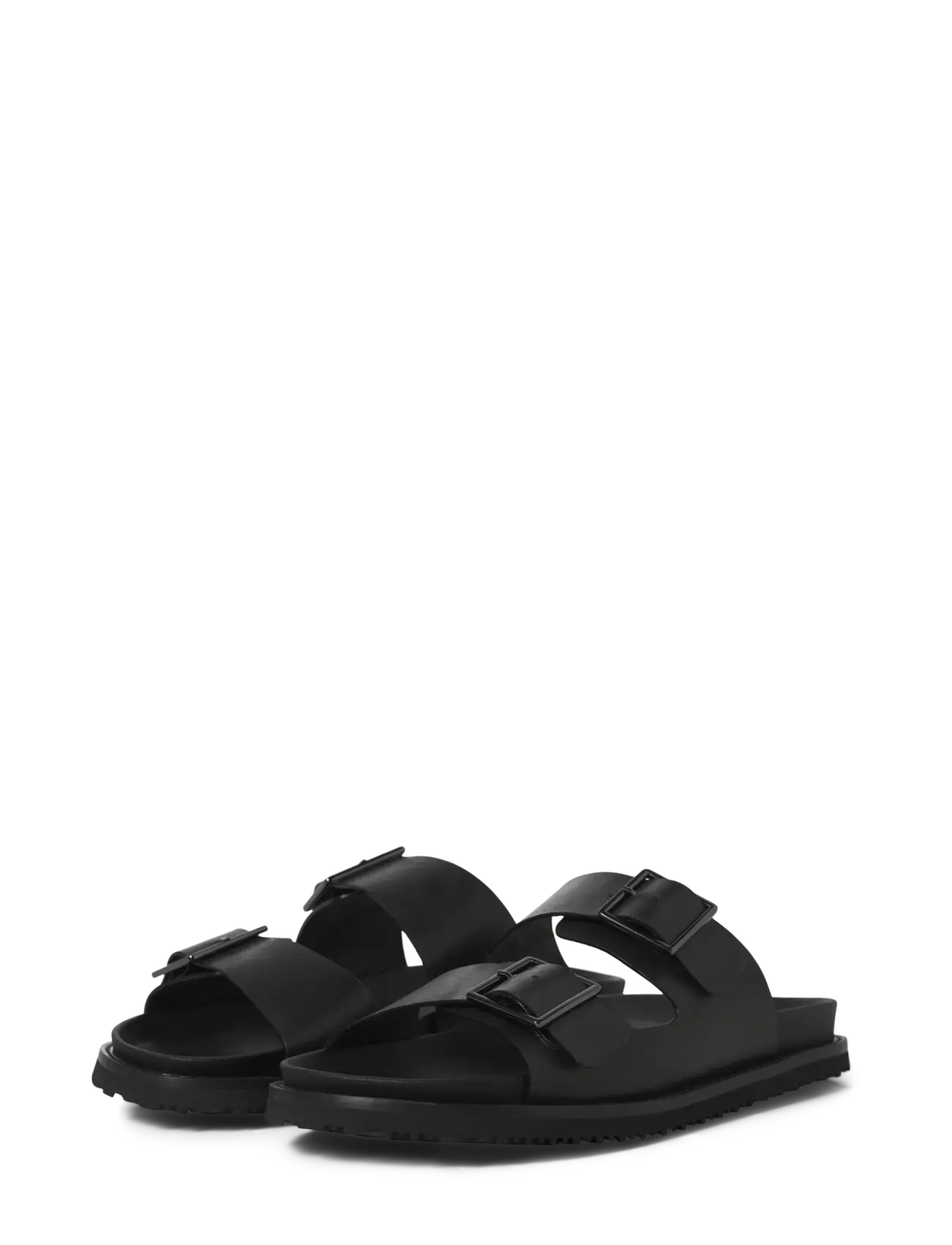 Jack & Jones - JFWVENICE LEATHER SANDAL - kollektsioonid - black - 3