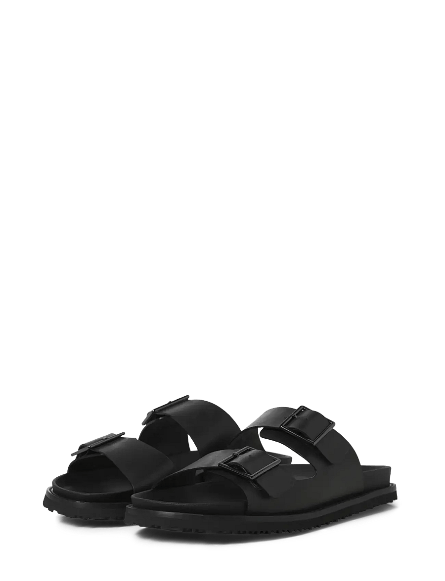 Jack & Jones - JFWVENICE LEATHER SANDAL - kollektionen - black - 3