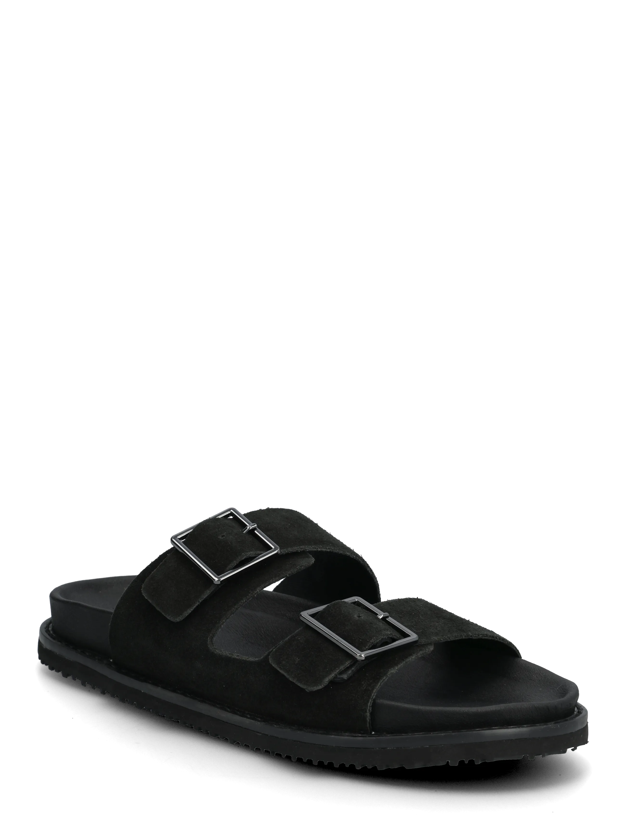 Jack & Jones Jfwvenice Leather Sandal, 41, Black, Sko > Sandals, Herre