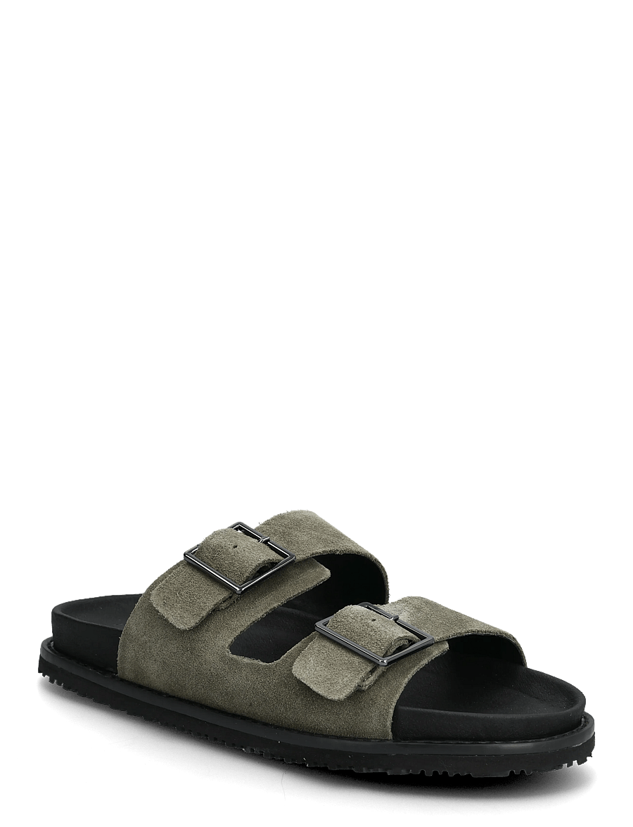 Jack & Jones - JFWVENICE LEATHER SANDAL - kollektionen - olive night - 0
