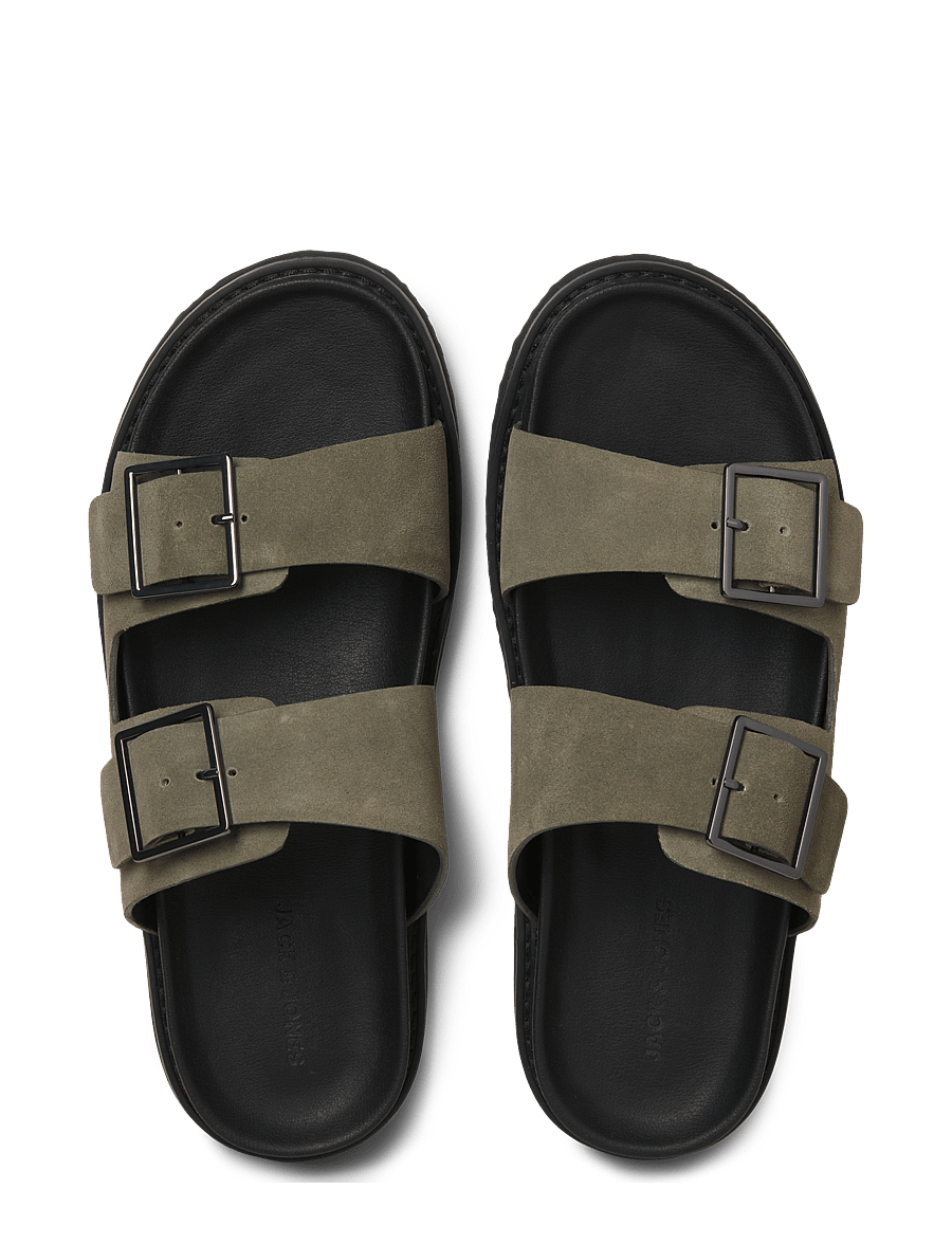Jack & Jones - JFWVENICE LEATHER SANDAL - kollektionen - olive night - 1