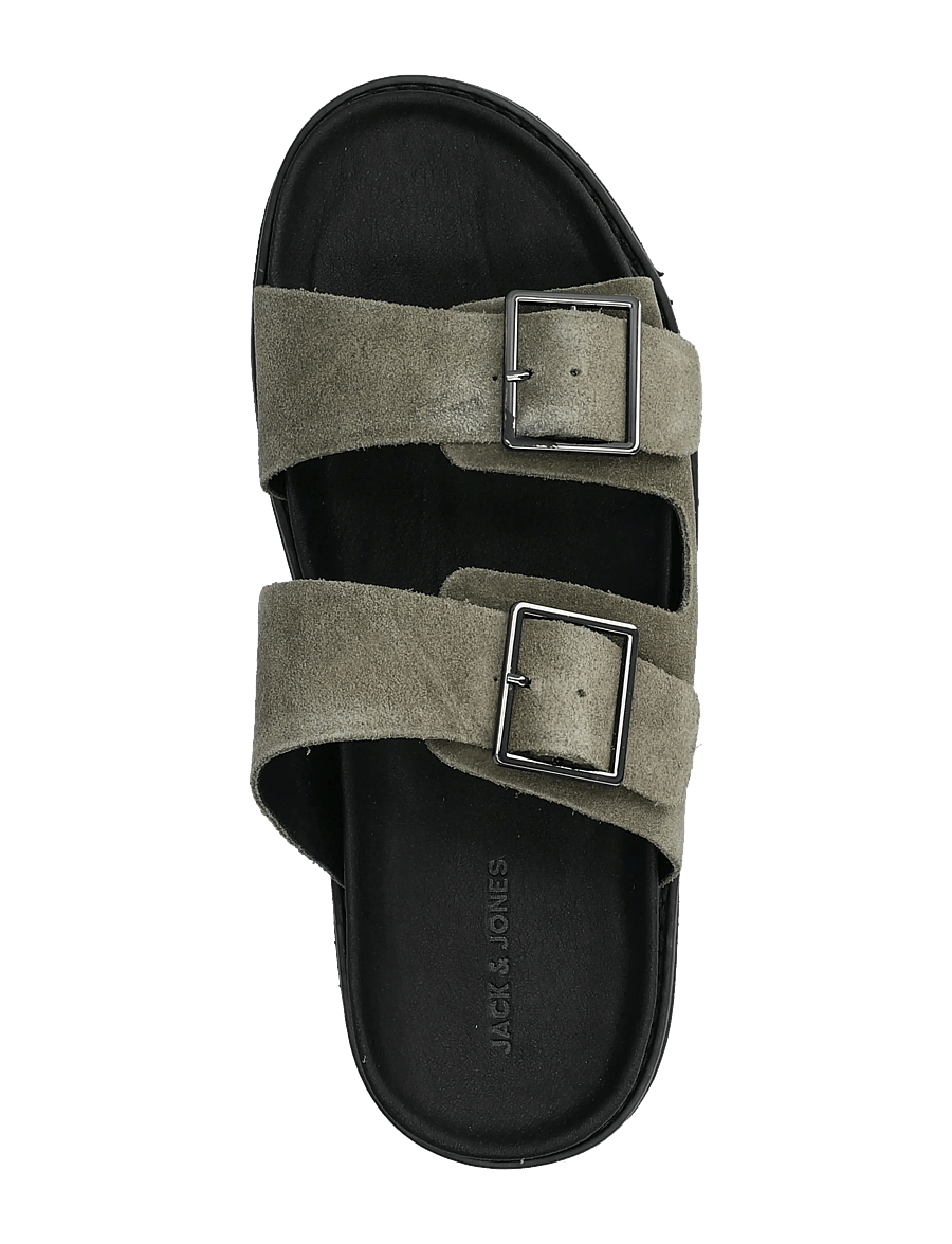 Jack & Jones - JFWVENICE LEATHER SANDAL - kollektionen - olive night - 3