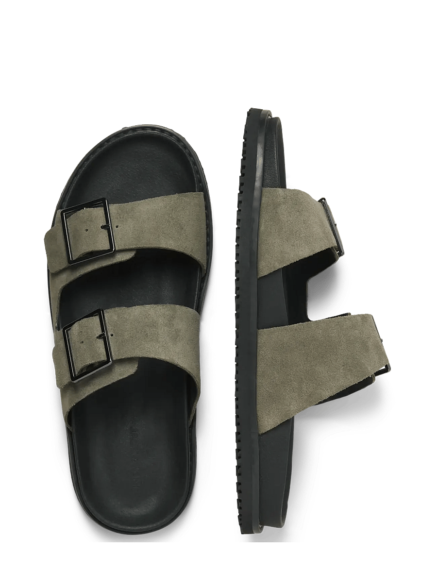 Jack & Jones - JFWVENICE LEATHER SANDAL - kollektionen - olive night - 4