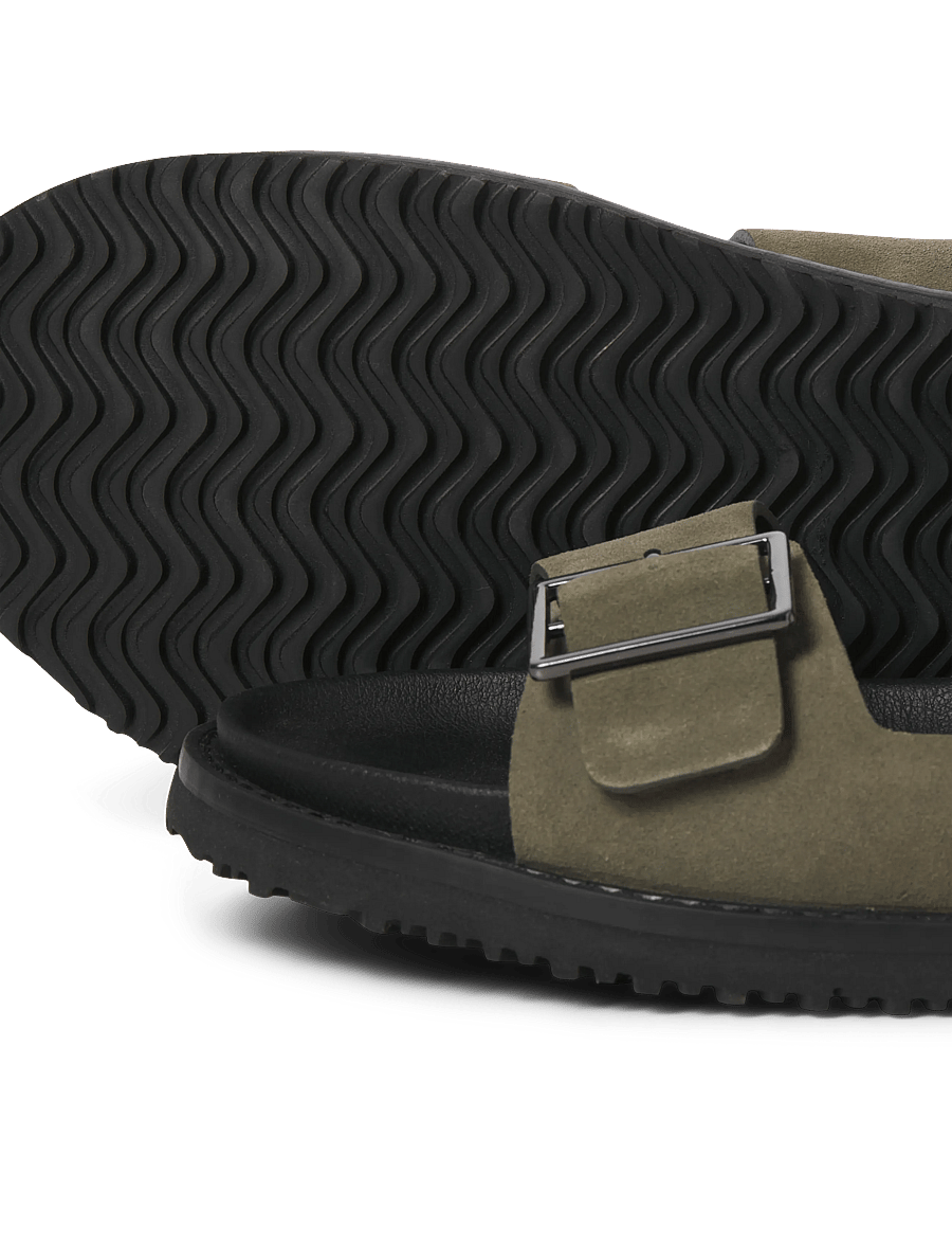 Jack & Jones - JFWVENICE LEATHER SANDAL - kollektionen - olive night - 5