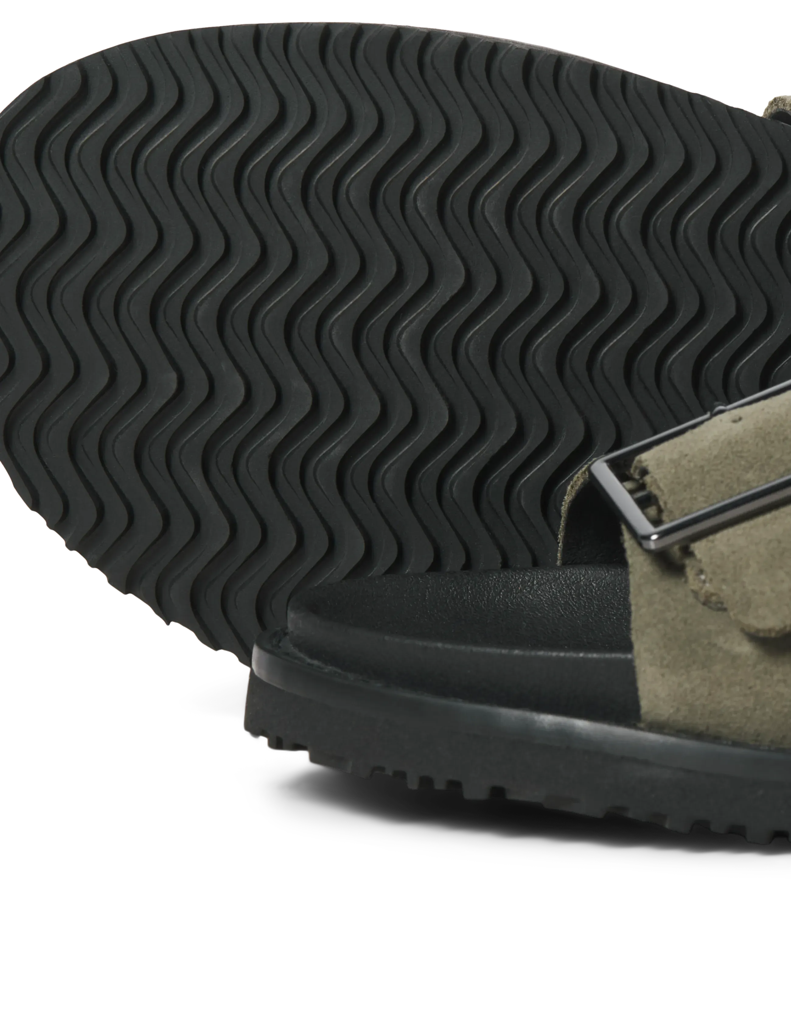Jack & Jones - JFWVENICE LEATHER SANDAL - kollektioner - olive night - 5