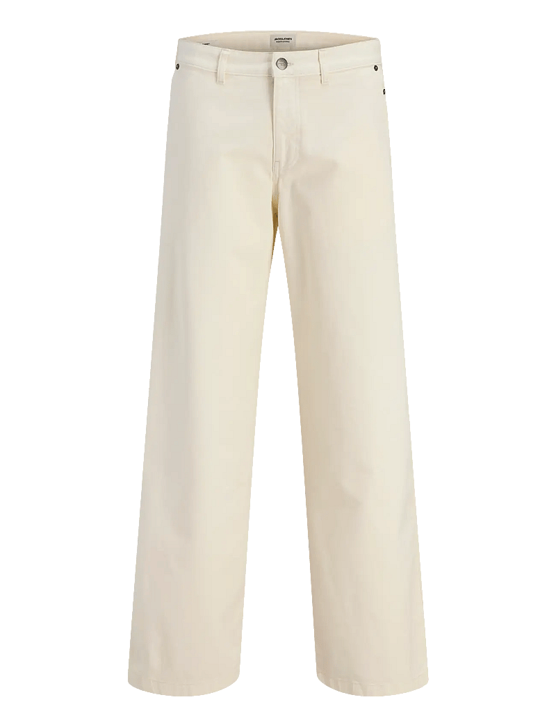 Jack & Jones - JPSTALEX NORREBRO WORKER PANTS LN - casual byxor - antique white - 1