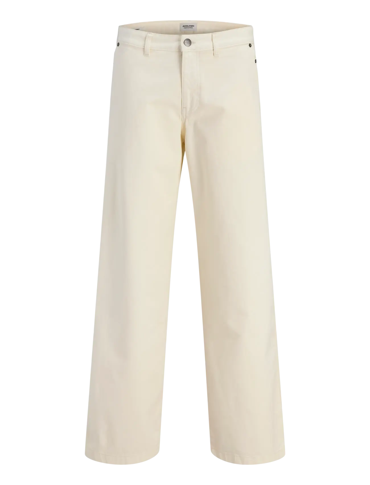 Jack & Jones JPSTALEX NORREBRO WORKER PANTS LN - Casual bukser - ANTIQUE WHITE / cream