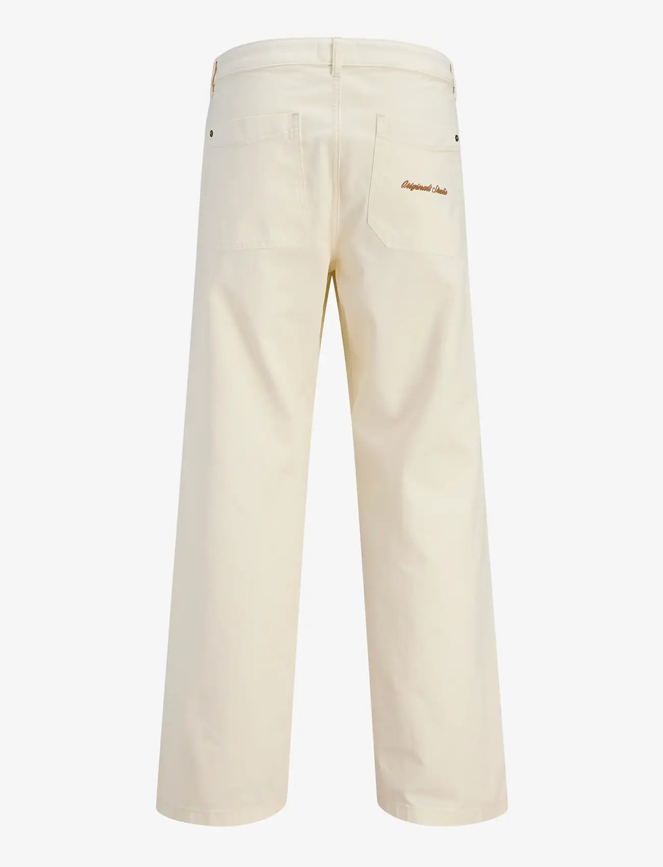 Jack & Jones - JPSTALEX NORREBRO WORKER PANTS LN - casual byxor - antique white - 2