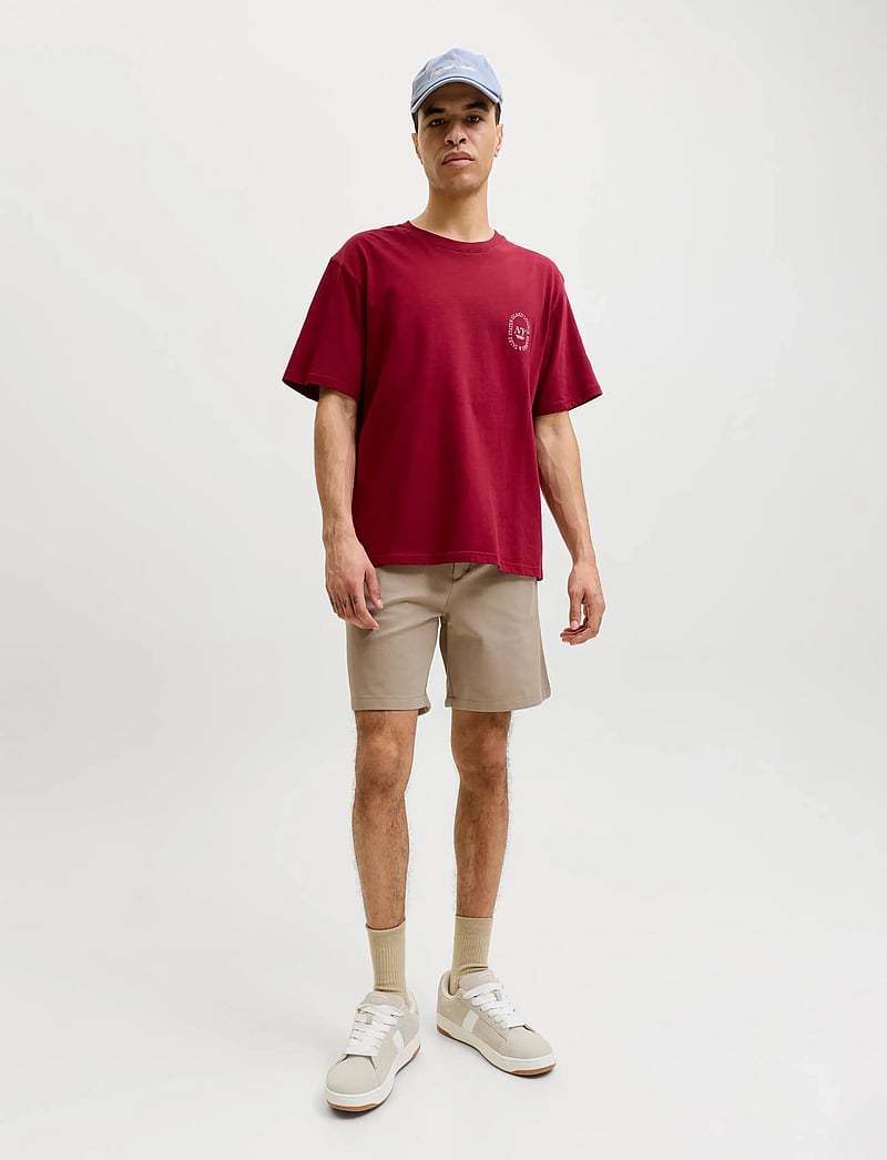 Jack & Jones - JPSTACE NEO JOGGER SHORTS REG SN - sweatshorts - crockery - 4