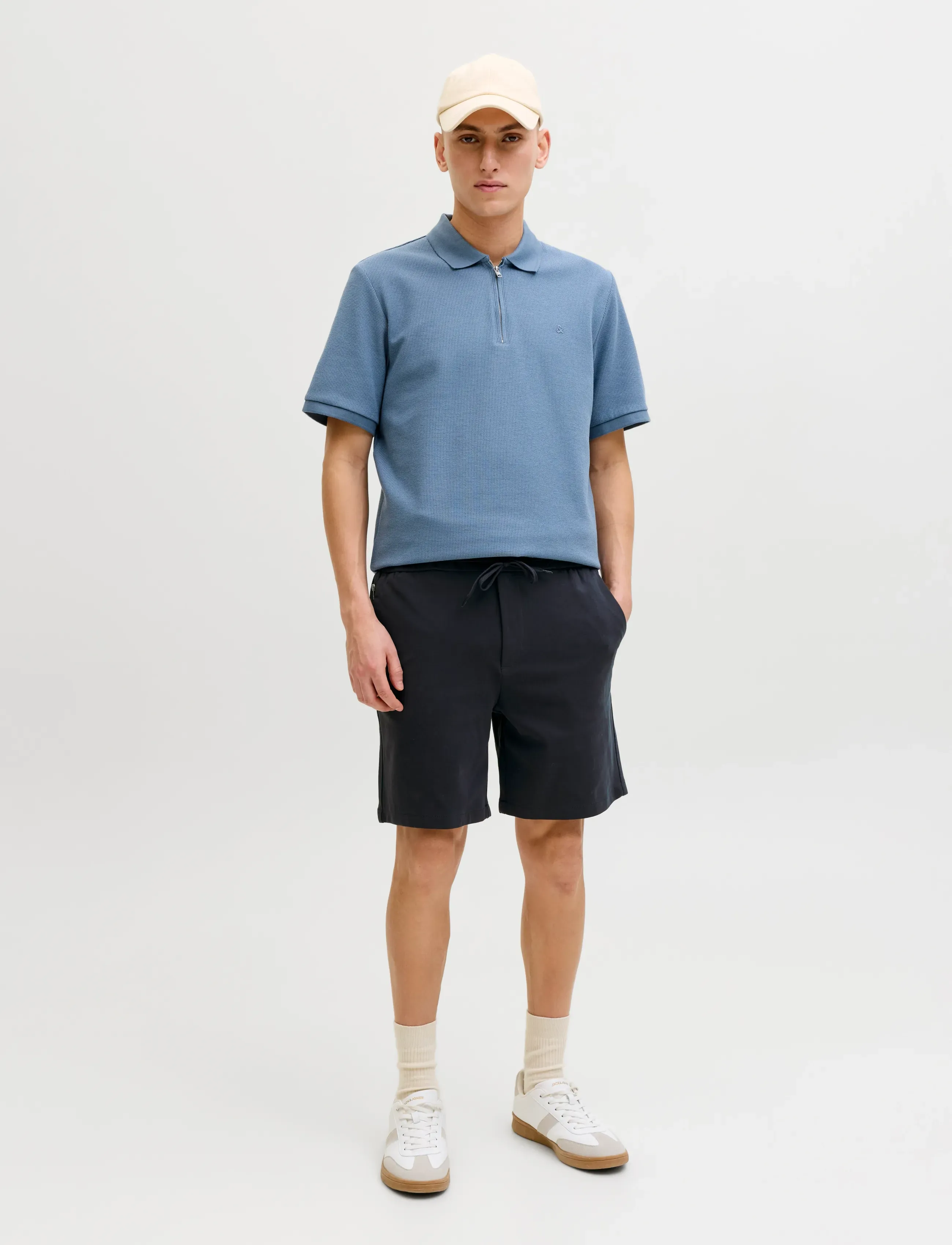 Jack & Jones - JPSTACE NEO JOGGER SHORTS REG SN - sweatshorts - dark navy - 4