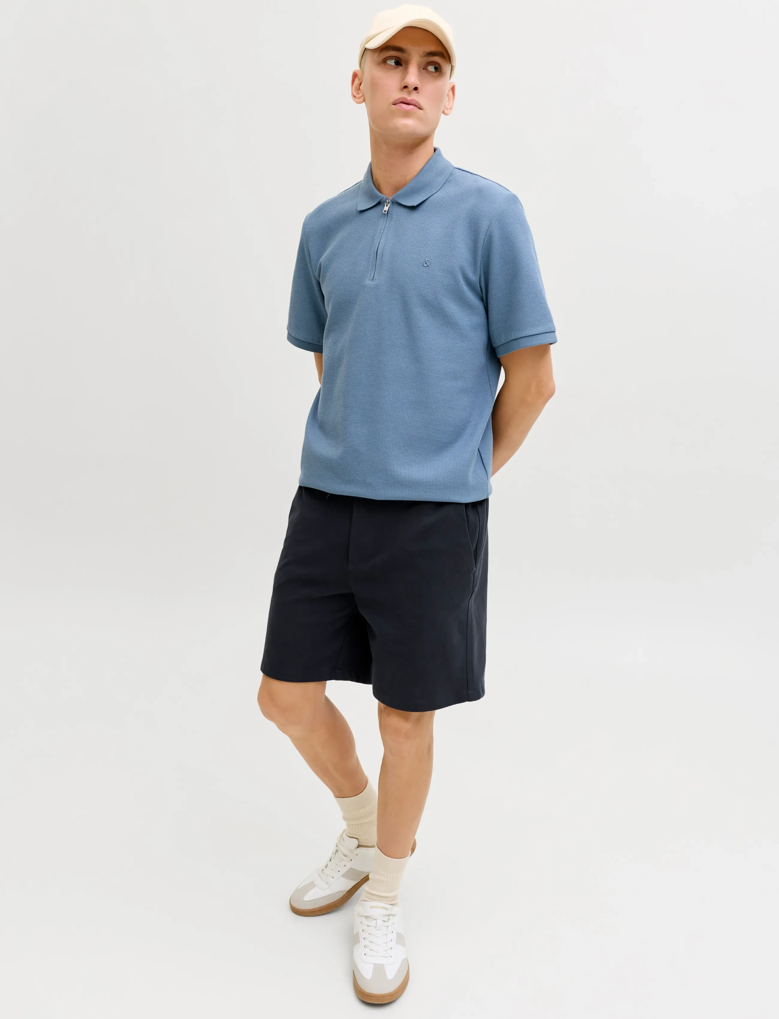 Jack & Jones - JPSTACE NEO JOGGER SHORTS REG SN - sweatshorts - dark navy - 5
