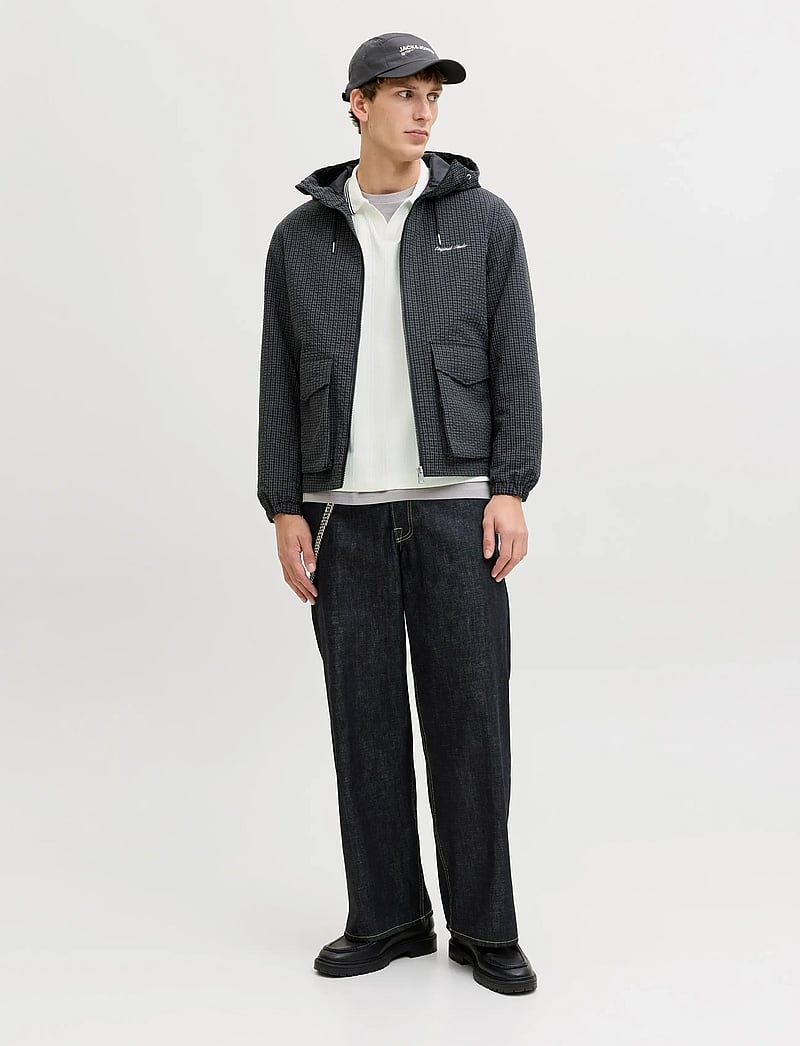 Jack & Jones - JORNIAGARA SWEAT SPLIT NECK - pikkade varrukatega polod - cloud dancer - 3