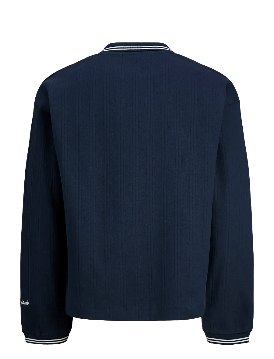 Jack & Jones - JORNIAGARA SWEAT SPLIT NECK - langärmelig - sky captain - 2