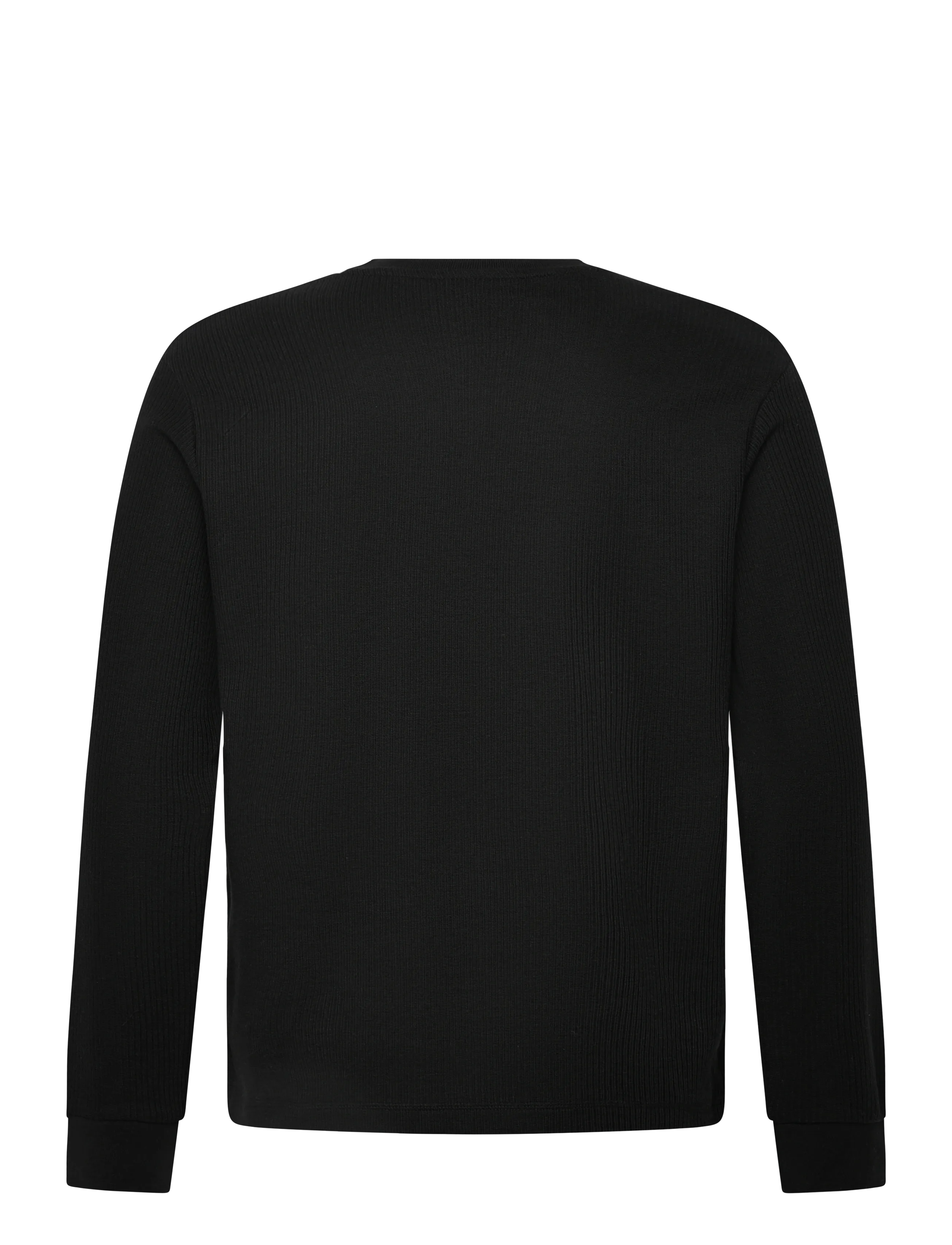 Jack & Jones - JORNIAGARA HENLEY LS TEE - long-sleeved t-shirts - black - 2