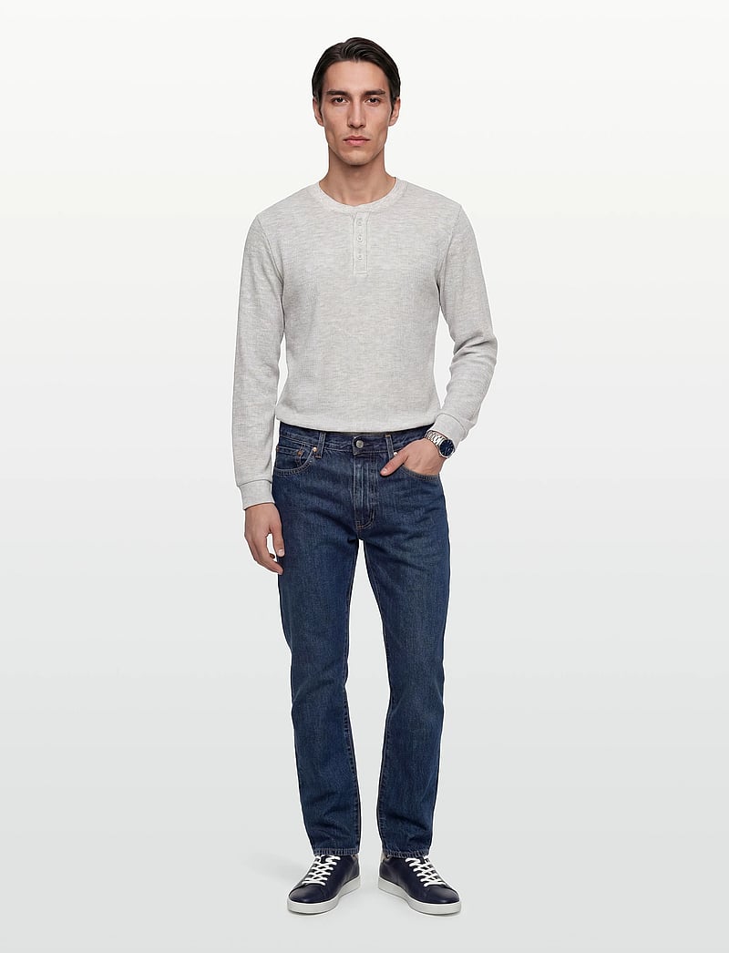 Jack & Jones - JORNIAGARA HENLEY LS TEE - langärmelig - bright white - 0
