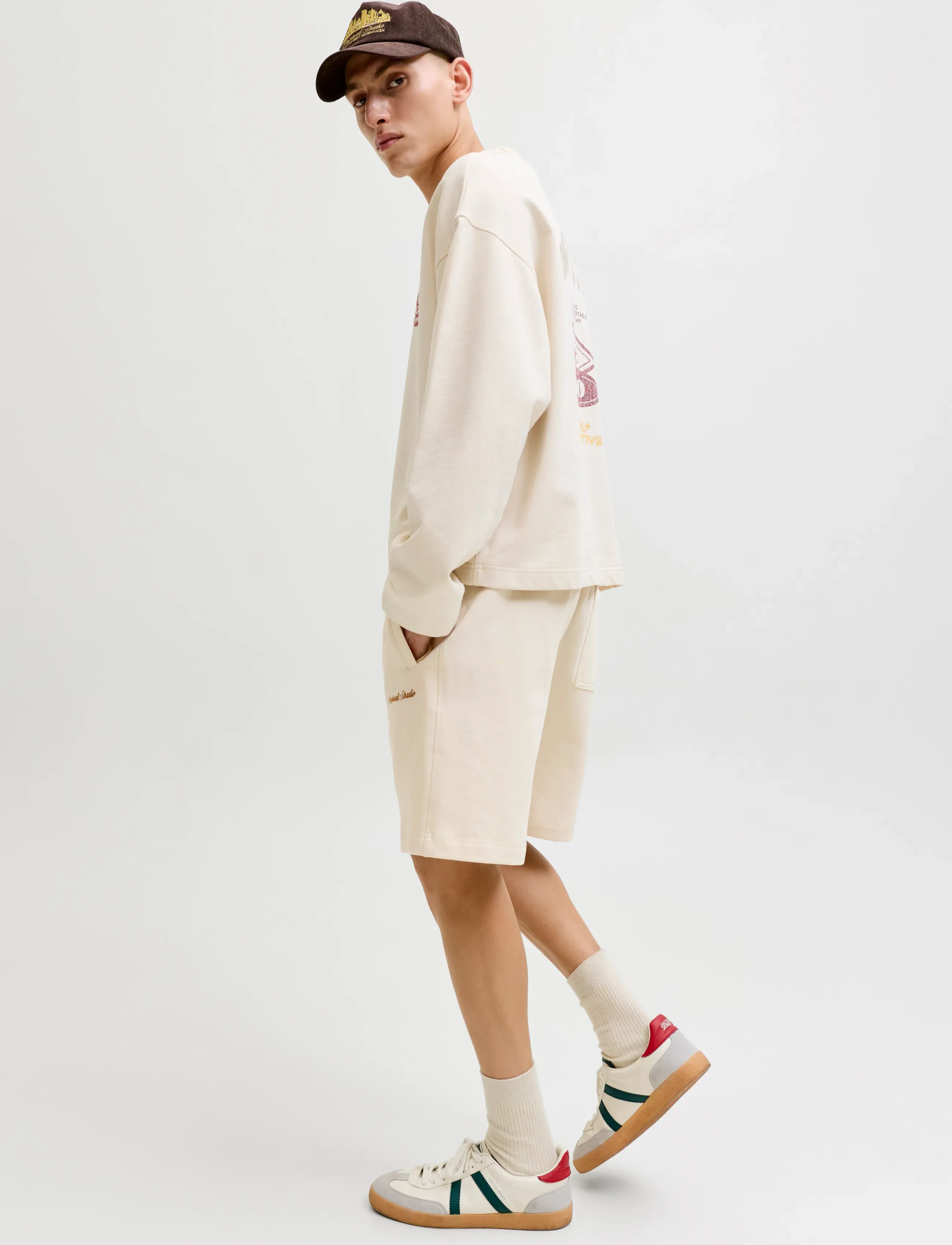 JACK & JONES Jpstkarl Norrebro Sweat Shorts Reg Sn herr – bild 5