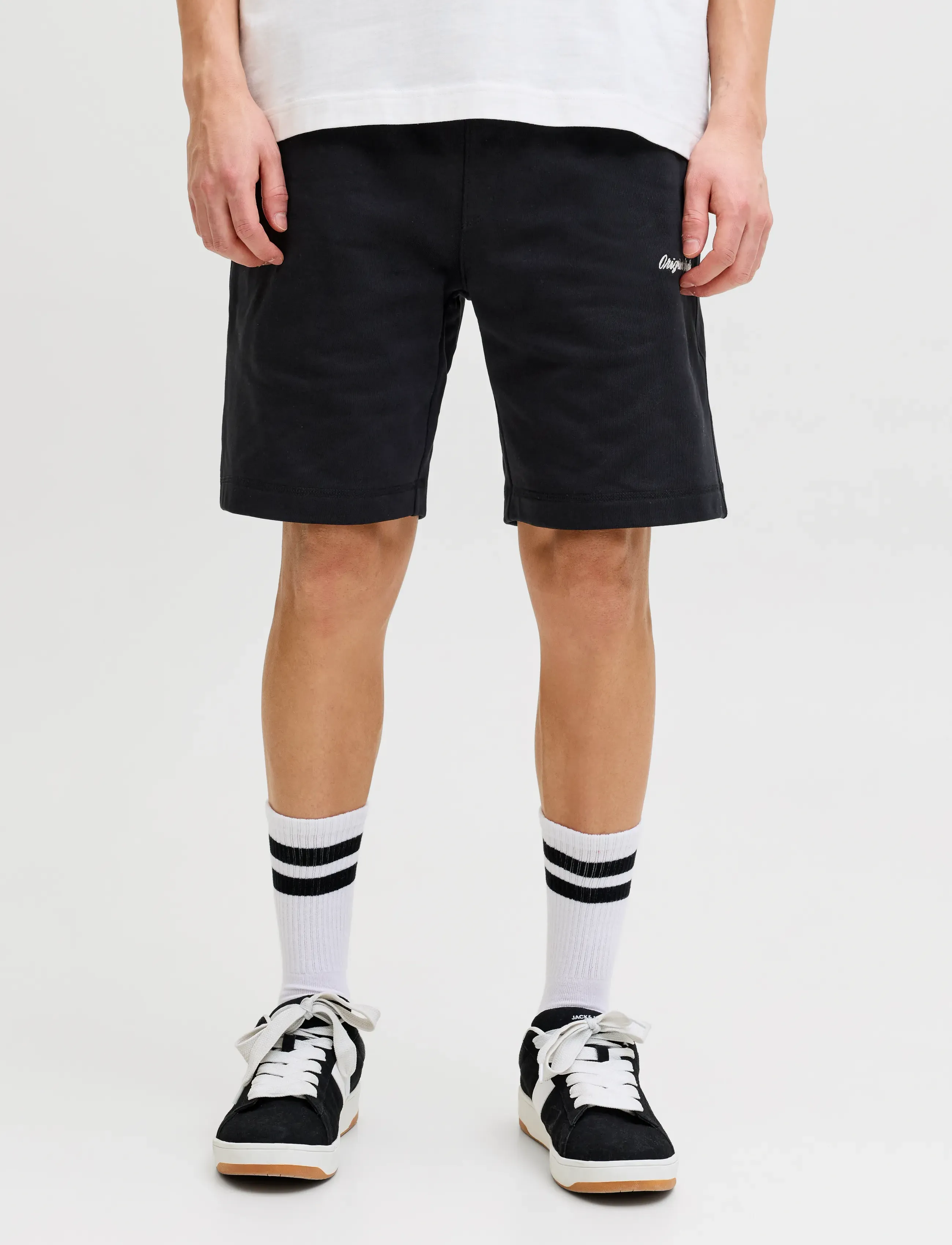 Jack & Jones Jpstkarl Norrebro Sweat Shorts Reg Sn, XL, Shorts, Schwarz - Männerswear