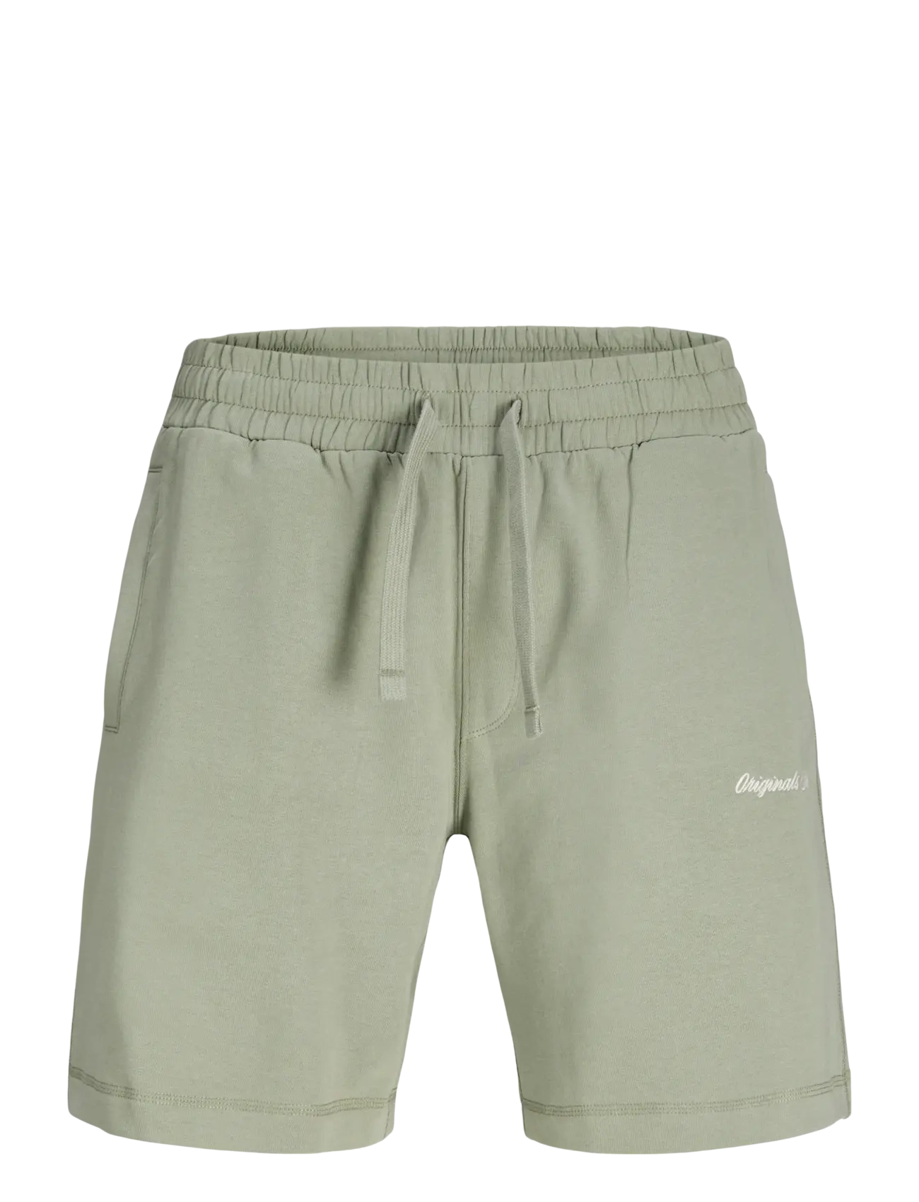 Jack & Jones JPSTKARL NORREBRO SWEAT SHORTS REG SN - Sweatshorts - SEAGRASS / white