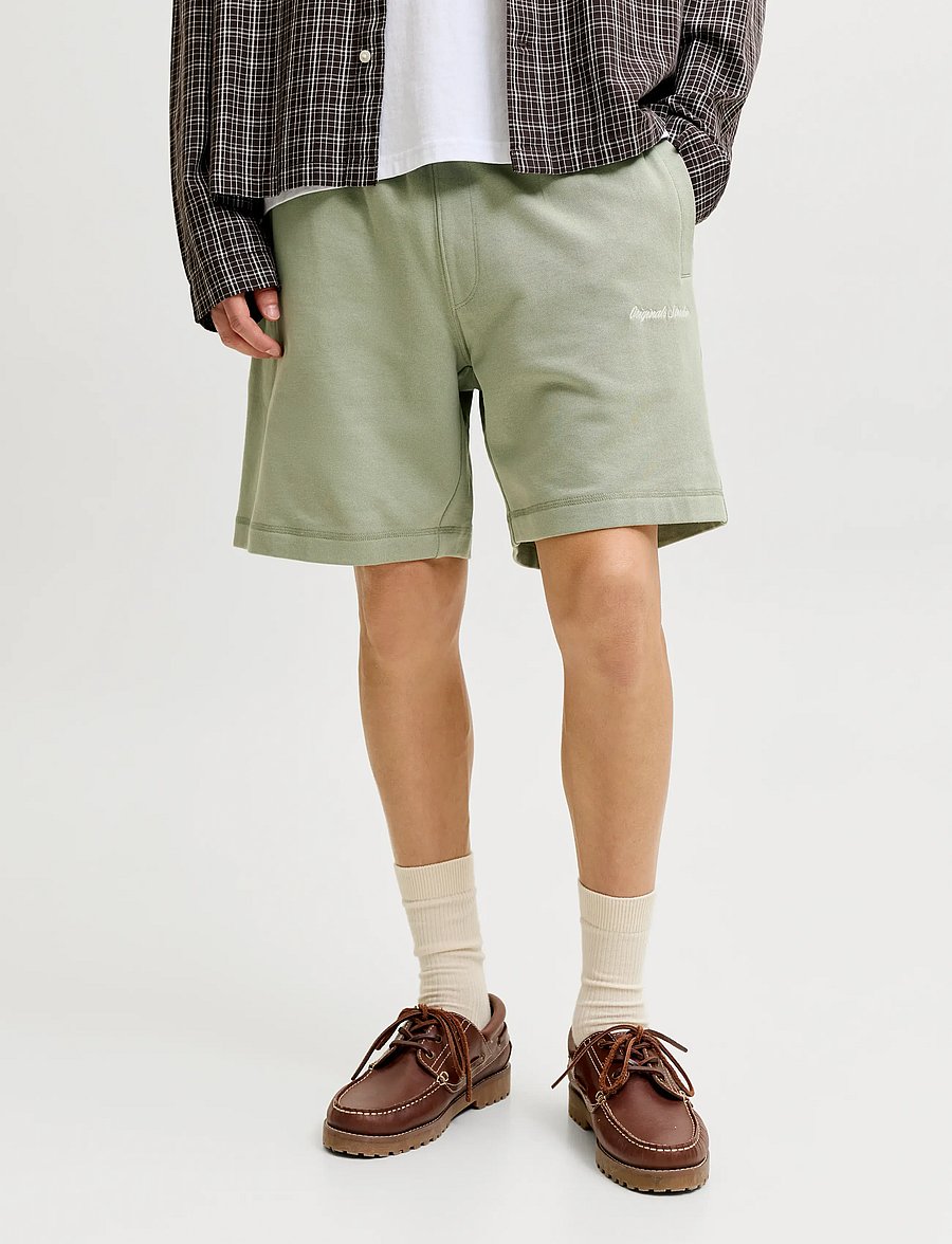 Jack & Jones - JPSTKARL NORREBRO SWEAT SHORTS REG SN - sweatshorts - seagrass - 0