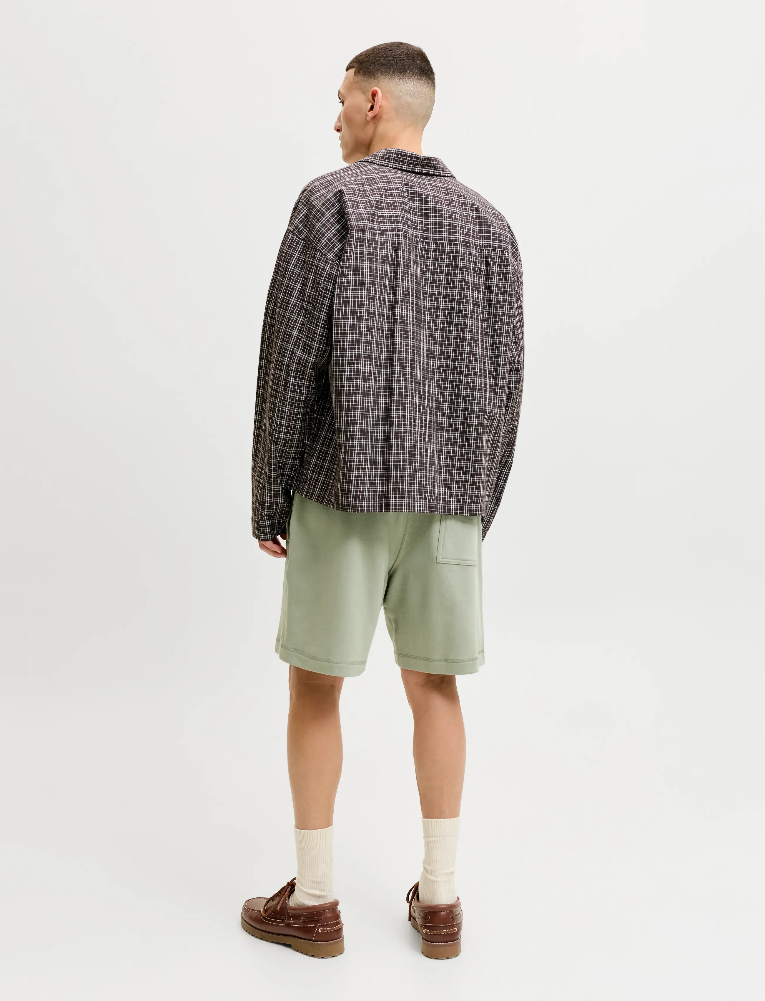 Jack & Jones - JPSTKARL NORREBRO SWEAT SHORTS REG SN - lühikesed dressipüksid - seagrass - 3