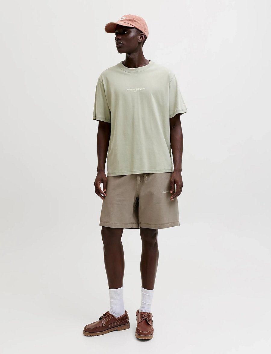 Jack & Jones - JPSTKARL NORREBRO SWEAT SHORTS REG SN - sweatshorts - vintage khaki - 4