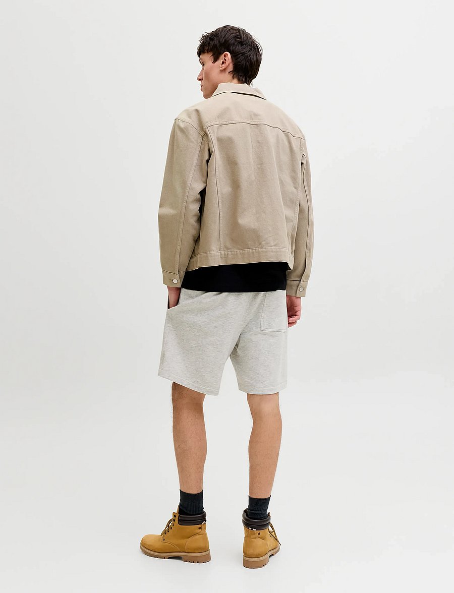 Jack & Jones - JPSTKARL NORREBRO SWEAT SHORTS REG SN - sweatshorts - white melange - 3