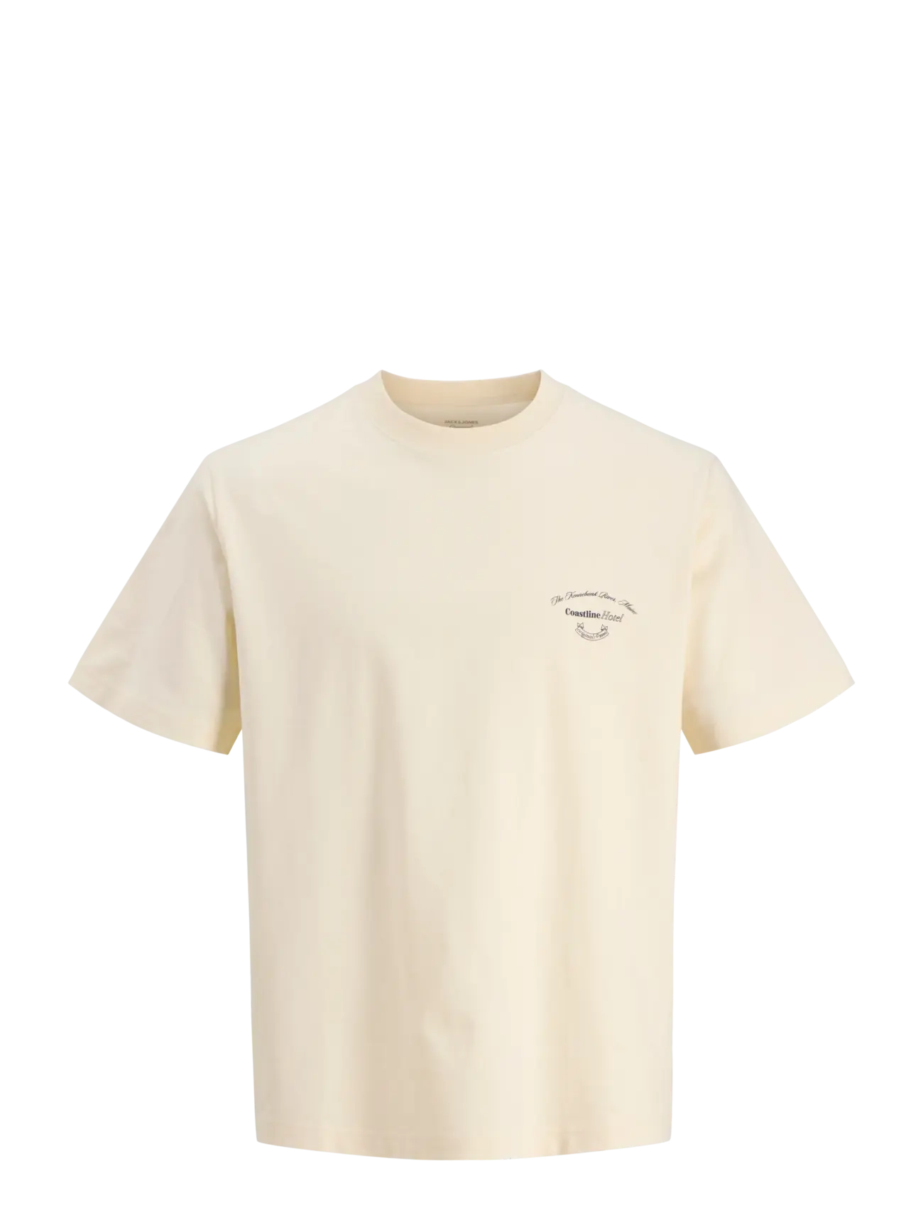 JACK & JONES Jormontauk Photo Back Tee Ss Cn Cream - XS - Herren