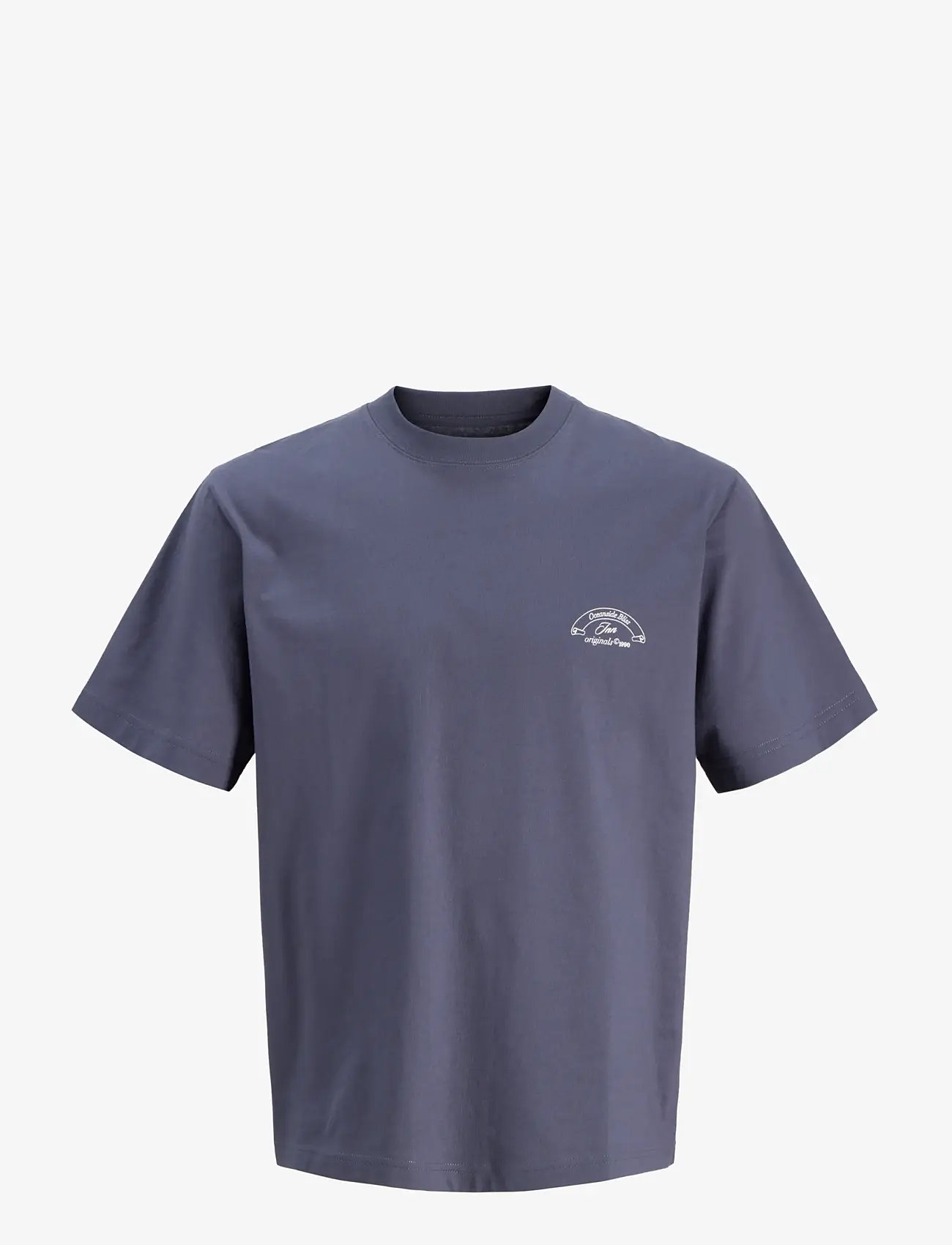 Jack & Jones - JORMONTAUK PHOTO BACK TEE SS CN - kortærmede t-shirts - odyssey gray - 1