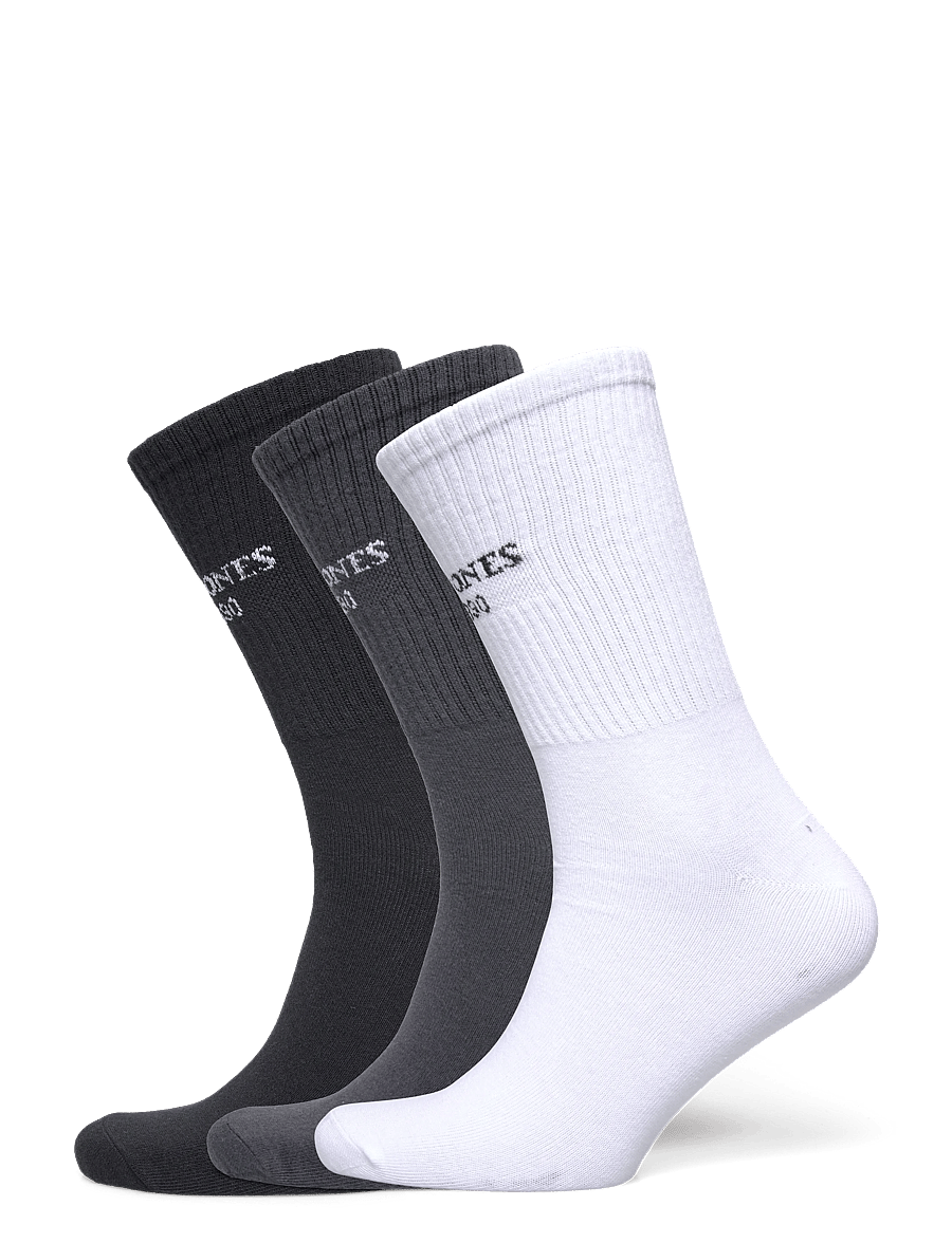 Jack & Jones - JACFRASER SOLID TENNIS SOCKS 3 PACK - tennissocken - black - 0