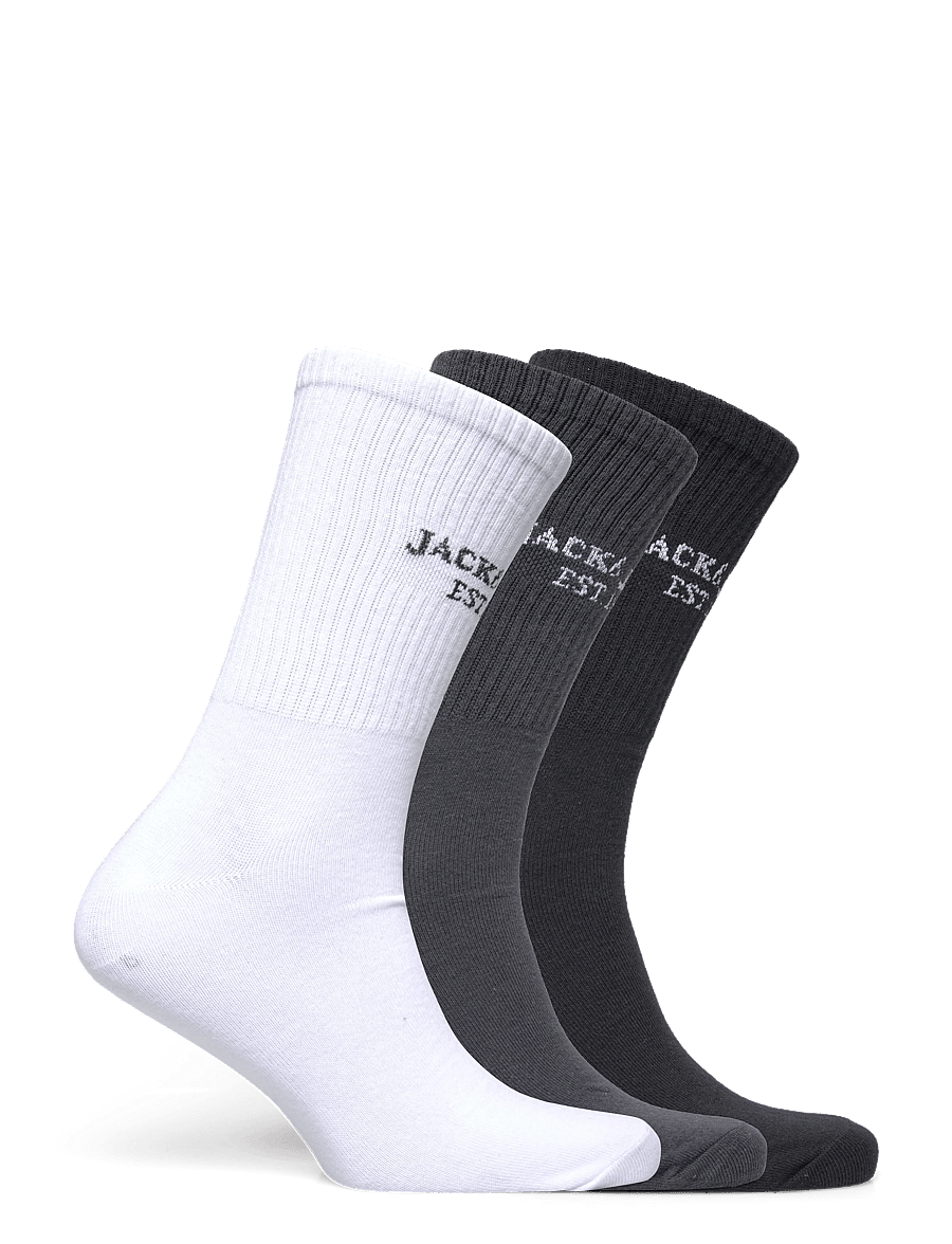 Jack & Jones - JACFRASER SOLID TENNIS SOCKS 3 PACK - tennissocken - black - 1