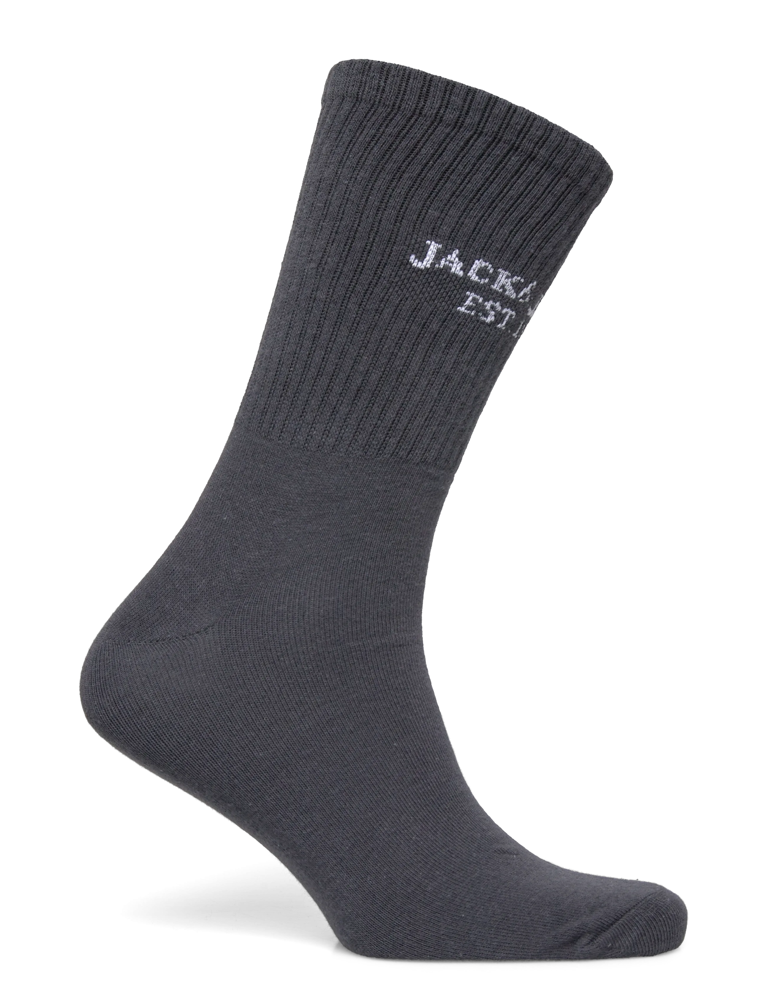 Jack & Jones - JACFRASER SOLID TENNIS SOCKS 3 PACK - chaussettes crew - black - 3