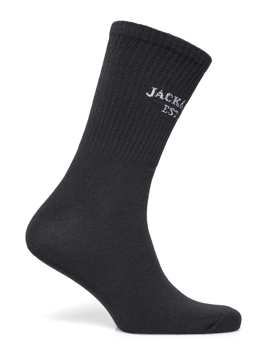 Jack & Jones - JACFRASER SOLID TENNIS SOCKS 3 PACK - tennissocken - black - 5